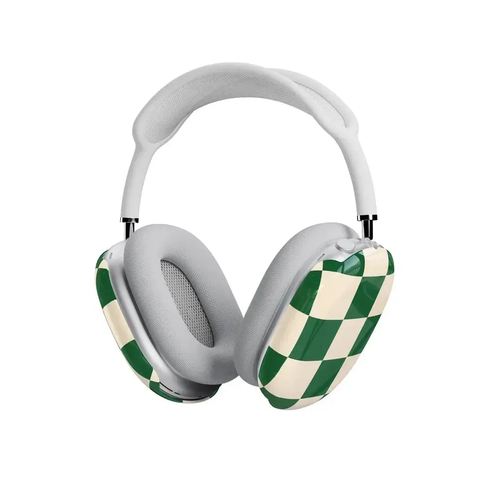 Fit Check | Green Checkerboard AirPods Max Case - Image 2