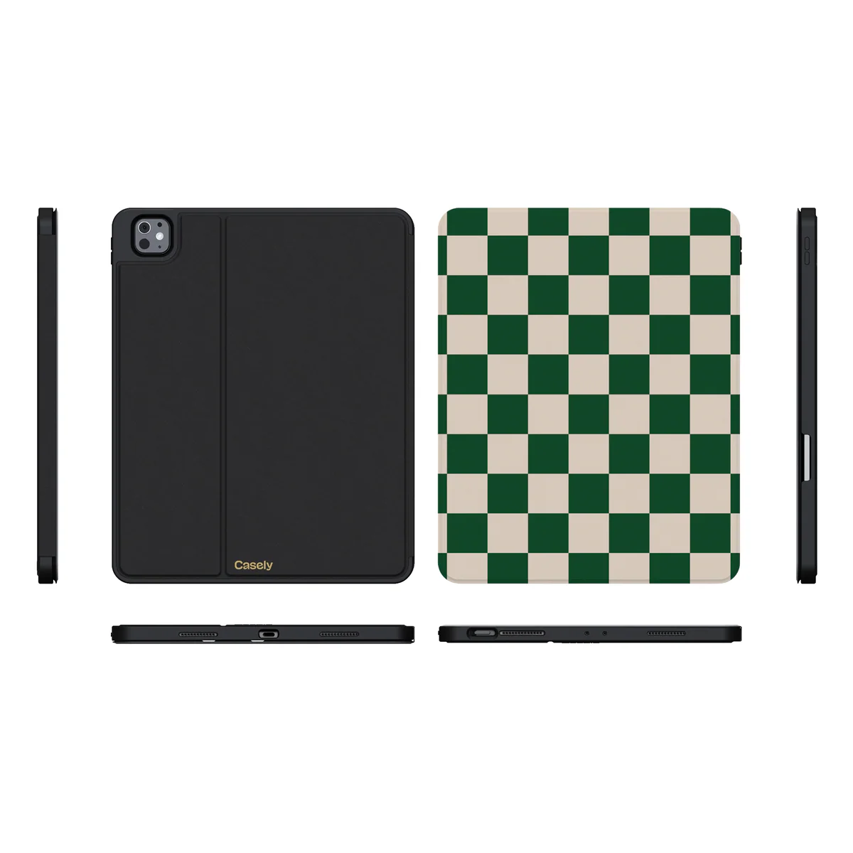 Fit Check | Green Checkerboard iPad Case - Image 5
