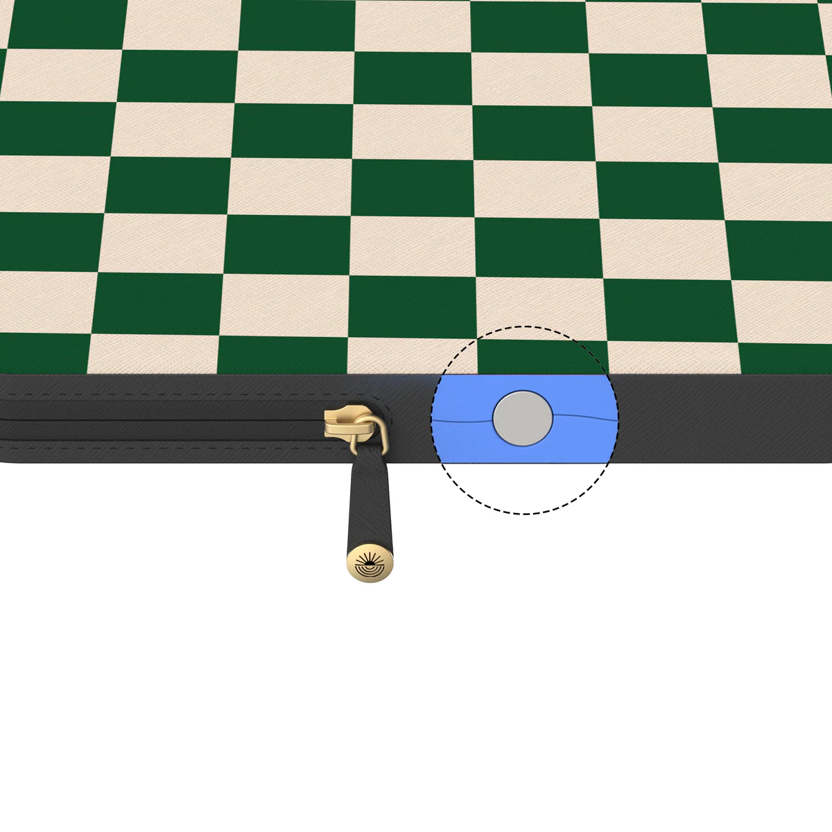 Fit Check | Green Checkerboard Laptop Case - Image 5