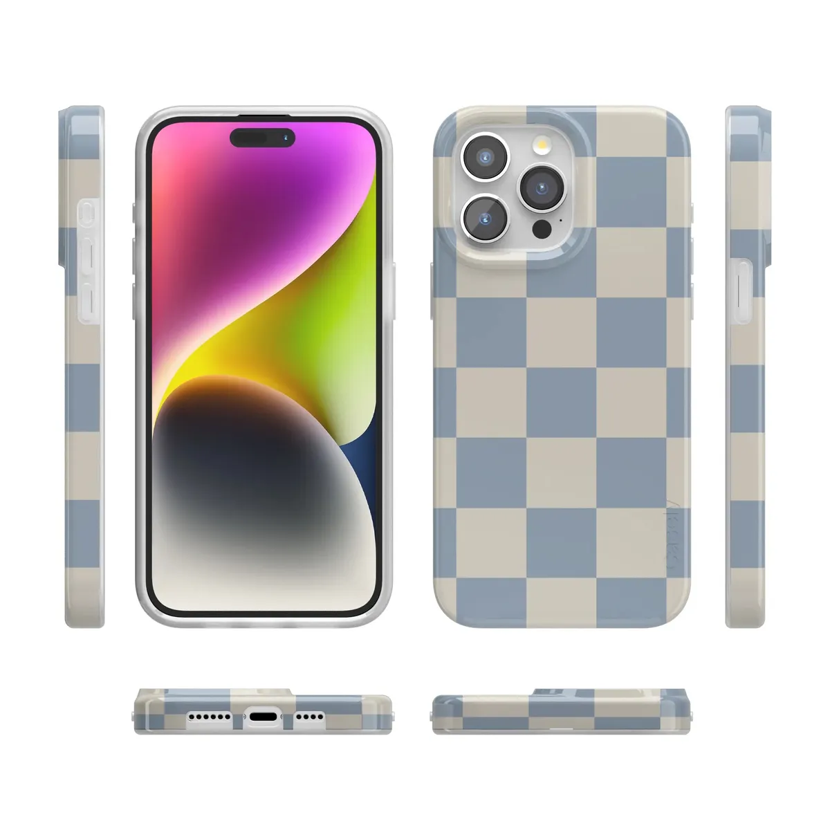 Fit Check | Light Blue Checkerboard Case - Image 100