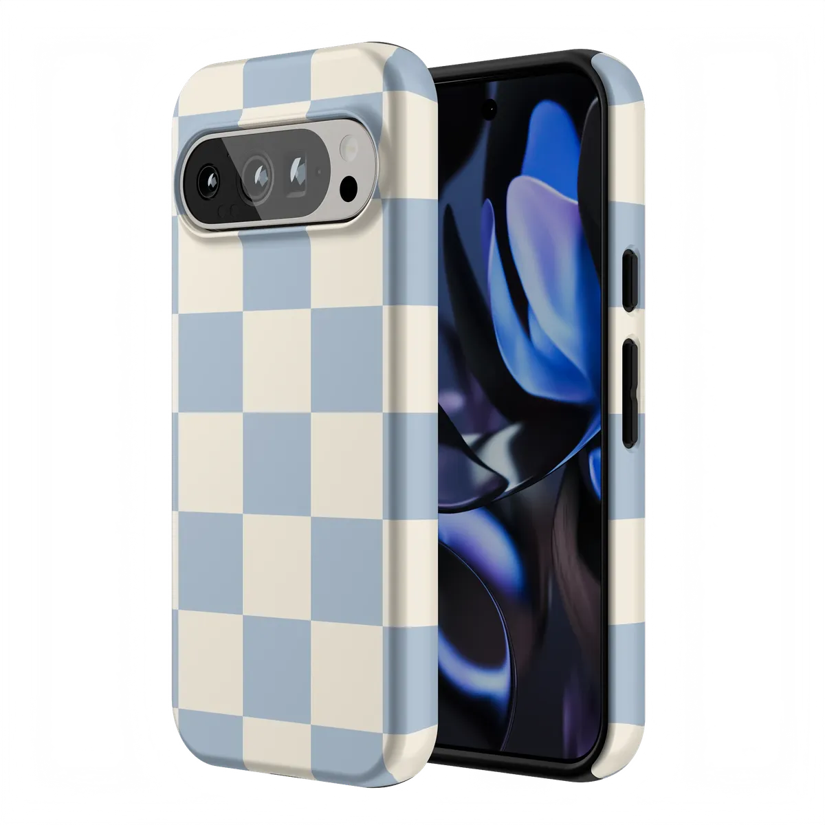Fit Check | Light Blue Checkerboard Case - Image 153