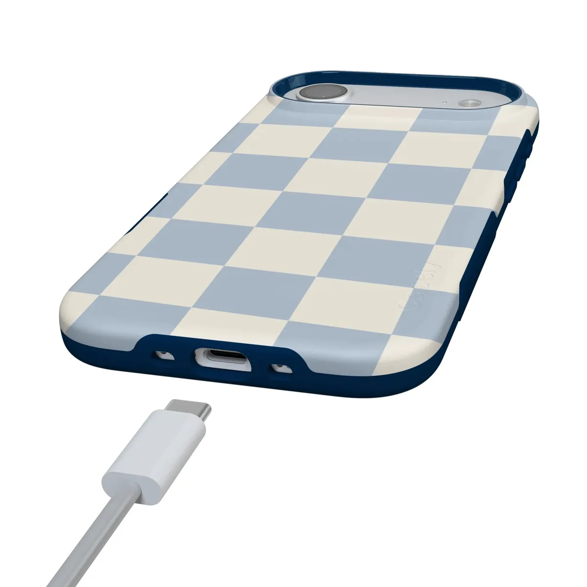 Fit Check | Light Blue Checkerboard Case - Image 17