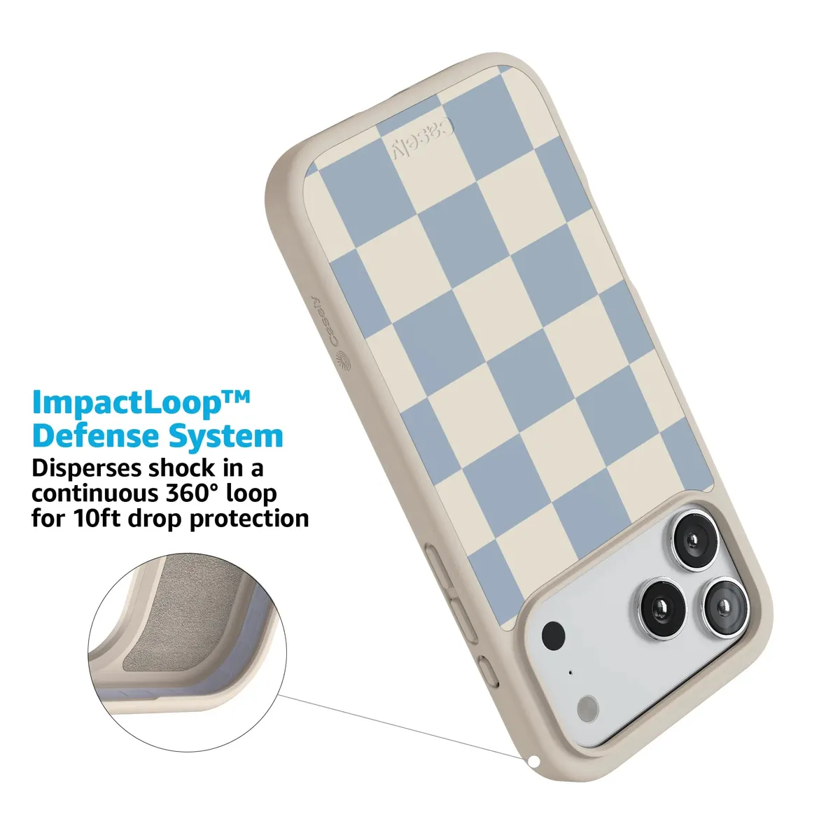 Fit Check | Light Blue Checkerboard Case - Image 170