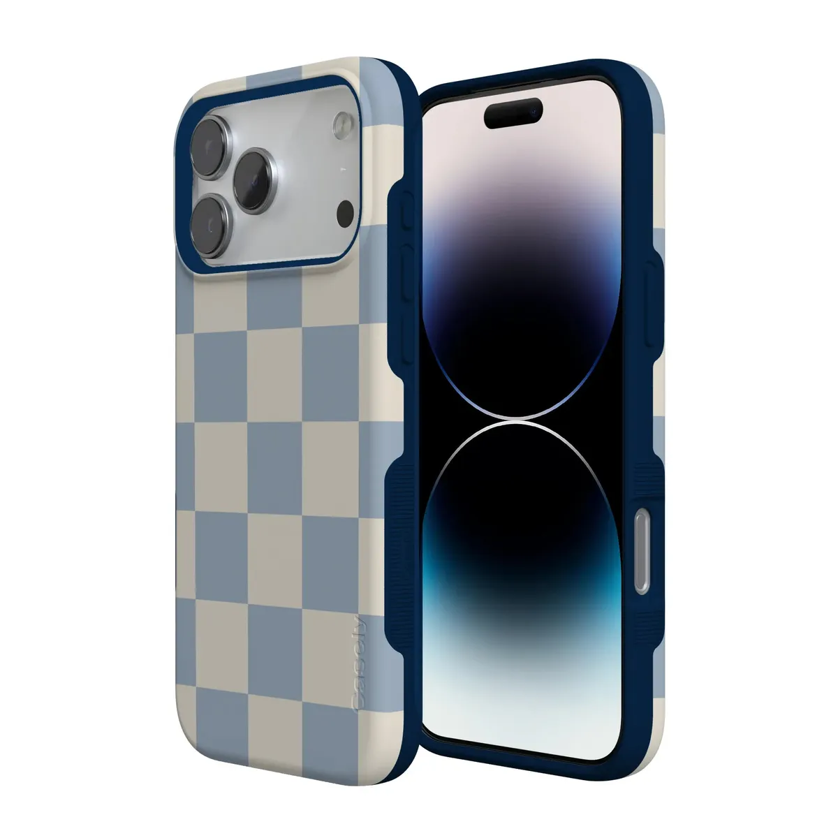 Fit Check | Light Blue Checkerboard Case - Image 2