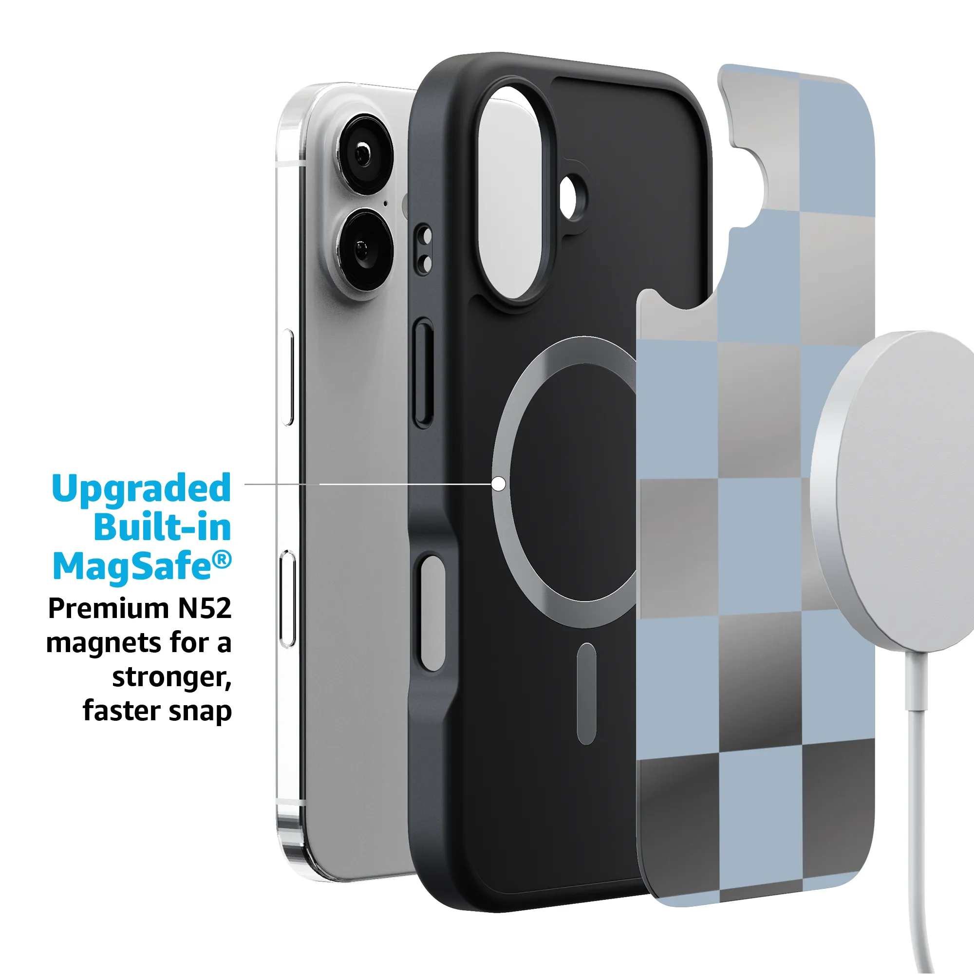 Fit Check | Light Blue Checkerboard Case - Image 205