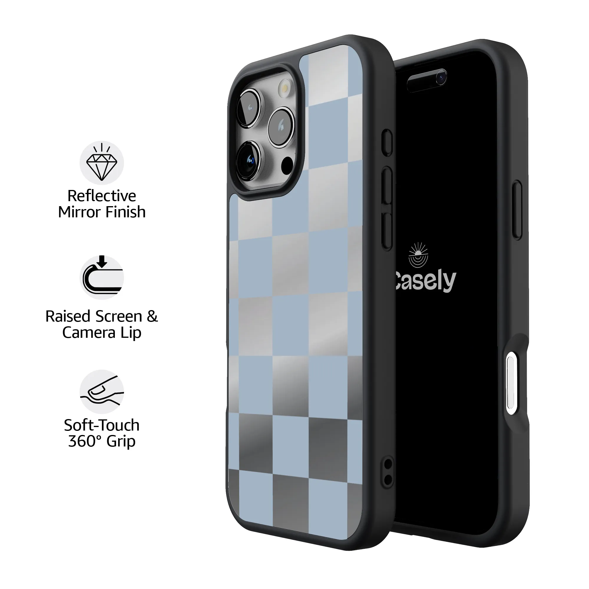 Fit Check | Light Blue Checkerboard Case - Image 210