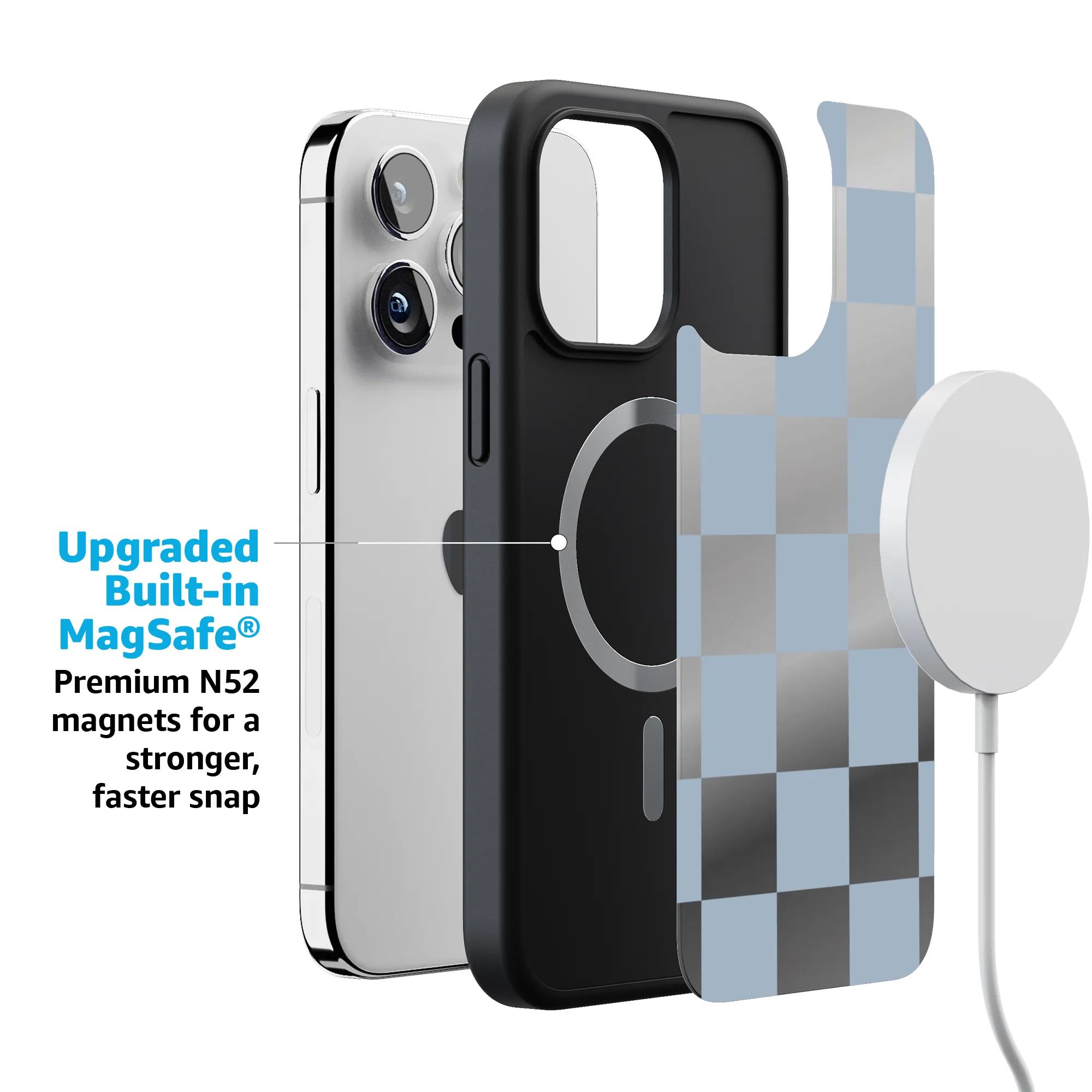 Fit Check | Light Blue Checkerboard Case - Image 215