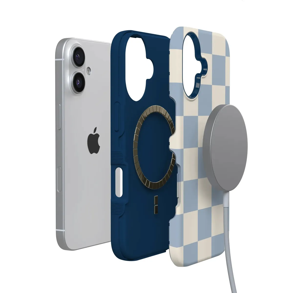 Fit Check | Light Blue Checkerboard Case - Image 24