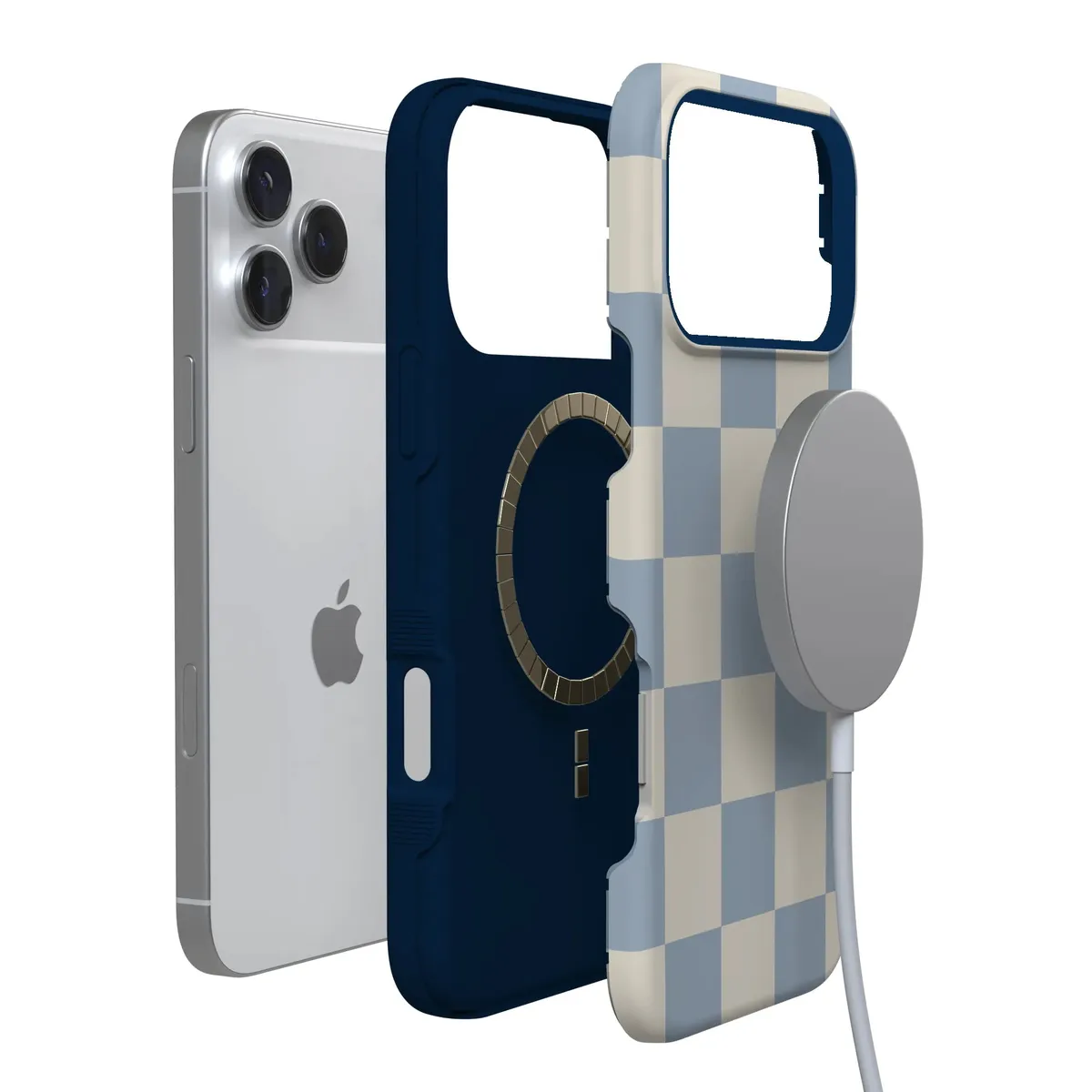 Fit Check | Light Blue Checkerboard Case - Image 4