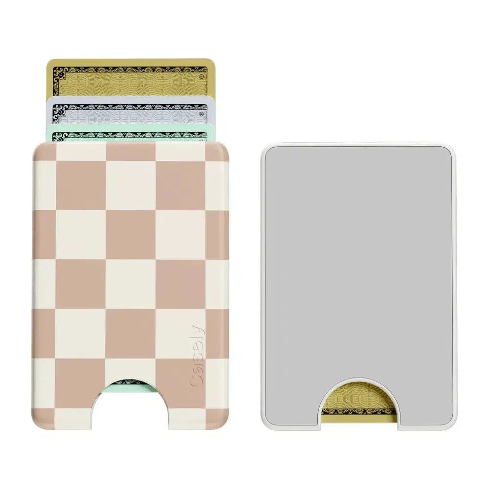 Fit Check | Neutral Checkerboard MagWallet - Image 7