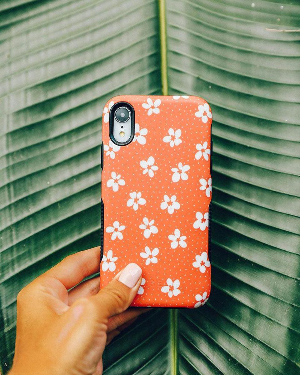 Flower My World | Burnt Orange Floral Case - Image 49