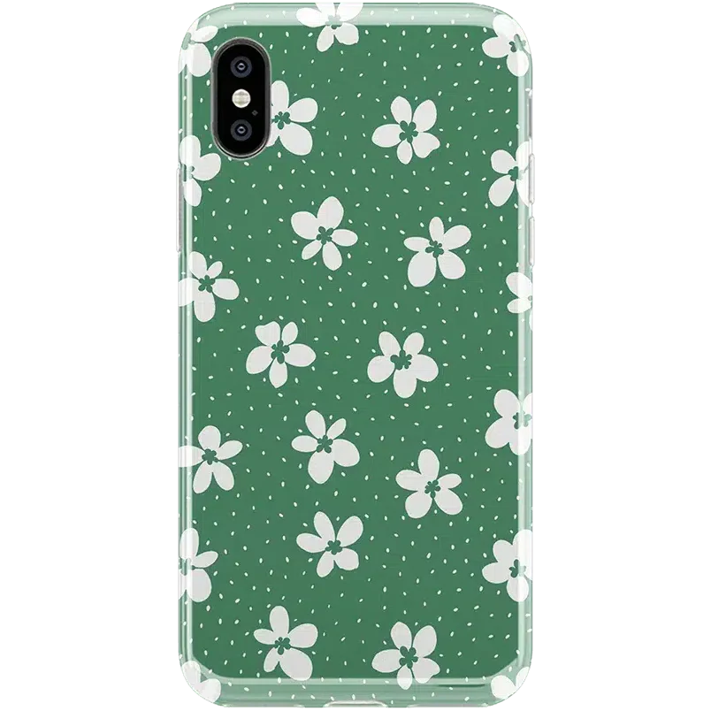 Flower My World | Jade Green Floral Case - Image 22