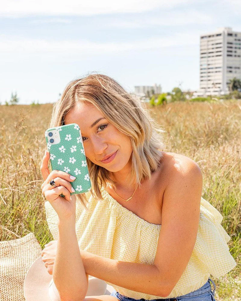 Flower My World | Jade Green Floral Case - Image 50