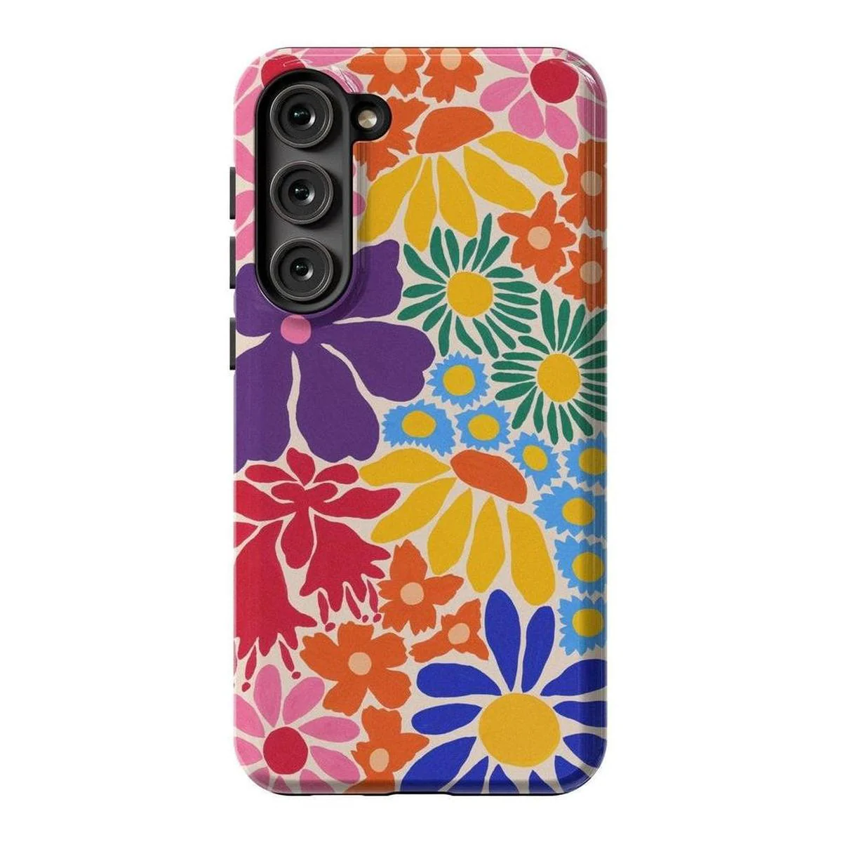 Flower Patch | Multi-Color Floral Samsung Case - Image 2