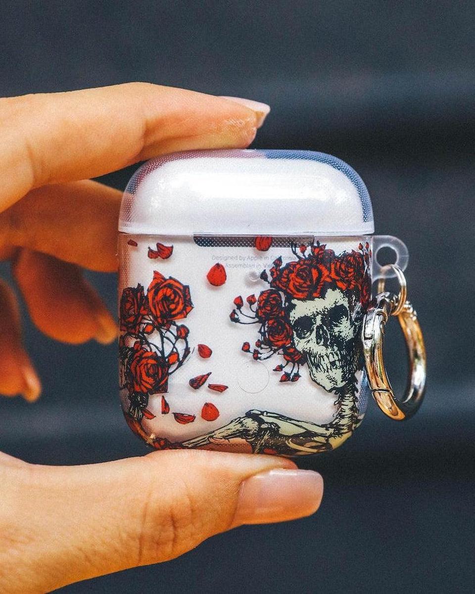 Forever Grateful | Grateful Dead Skeleton Floral AirPods Case - Image 12
