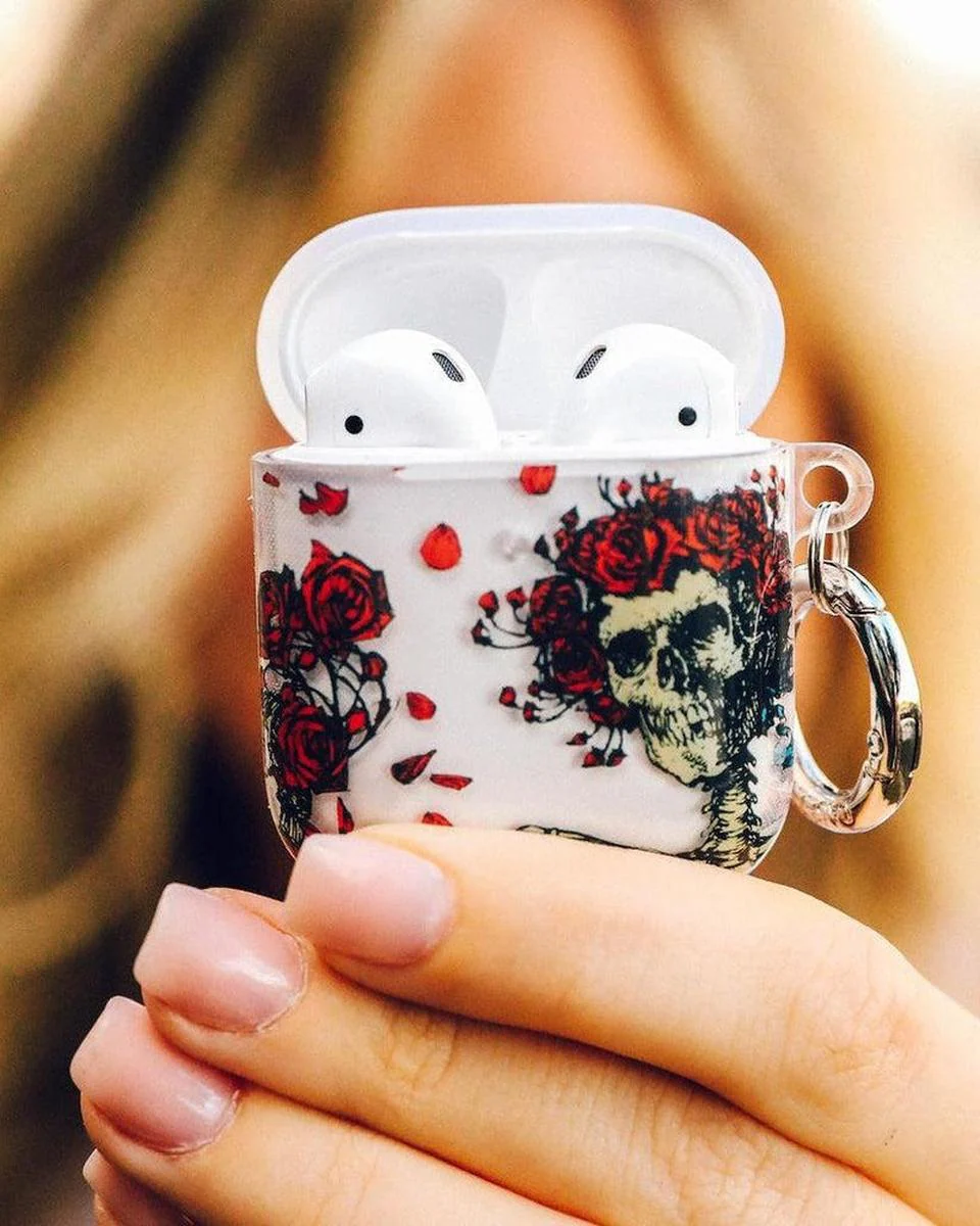 Forever Grateful | Grateful Dead Skeleton Floral AirPods Case - Image 13