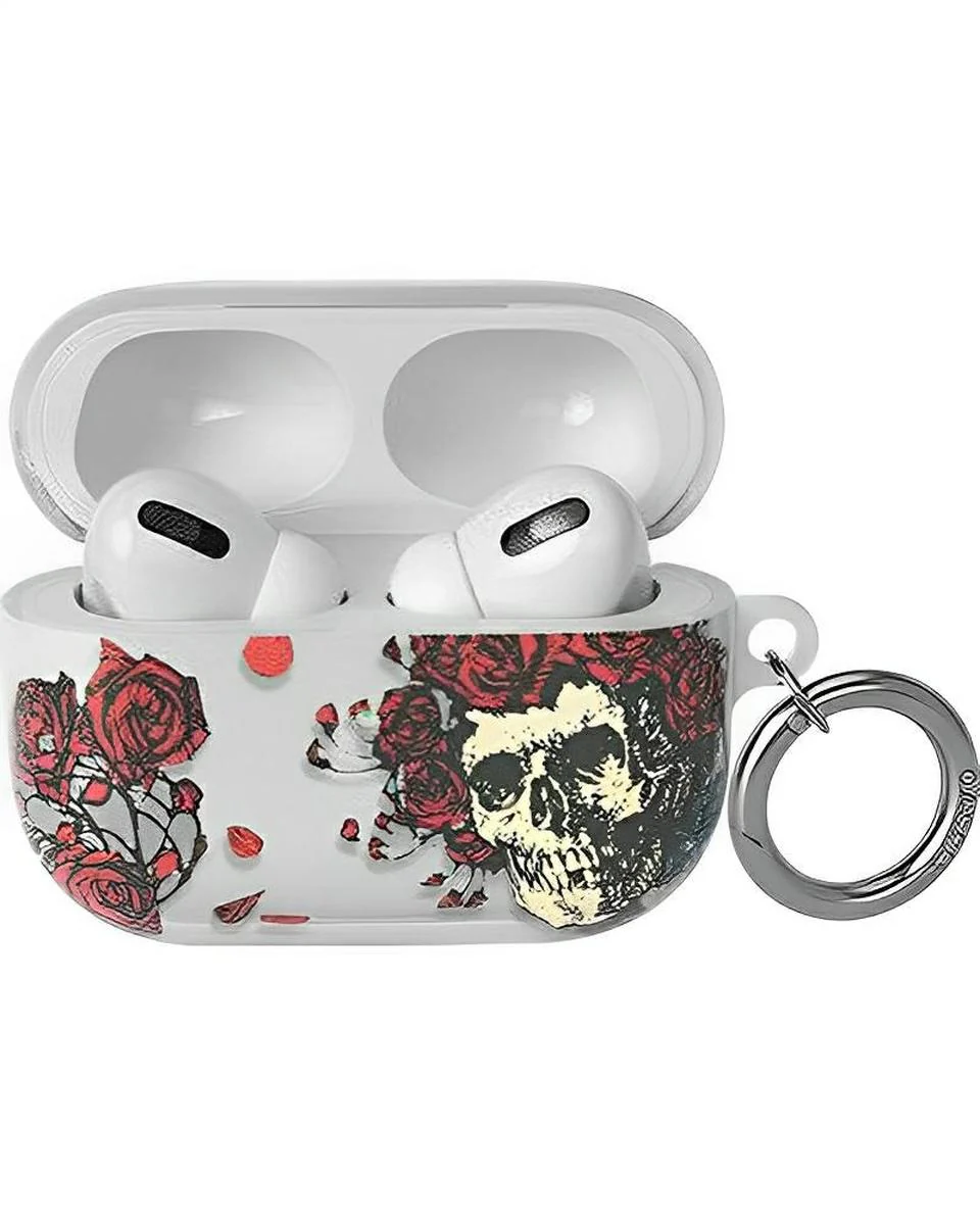 Forever Grateful | Grateful Dead Skeleton Floral AirPods Case - Image 3