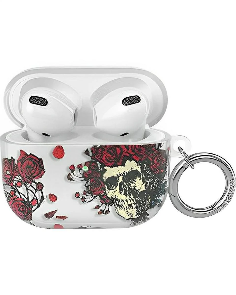 Forever Grateful | Grateful Dead Skeleton Floral AirPods Case - Image 5