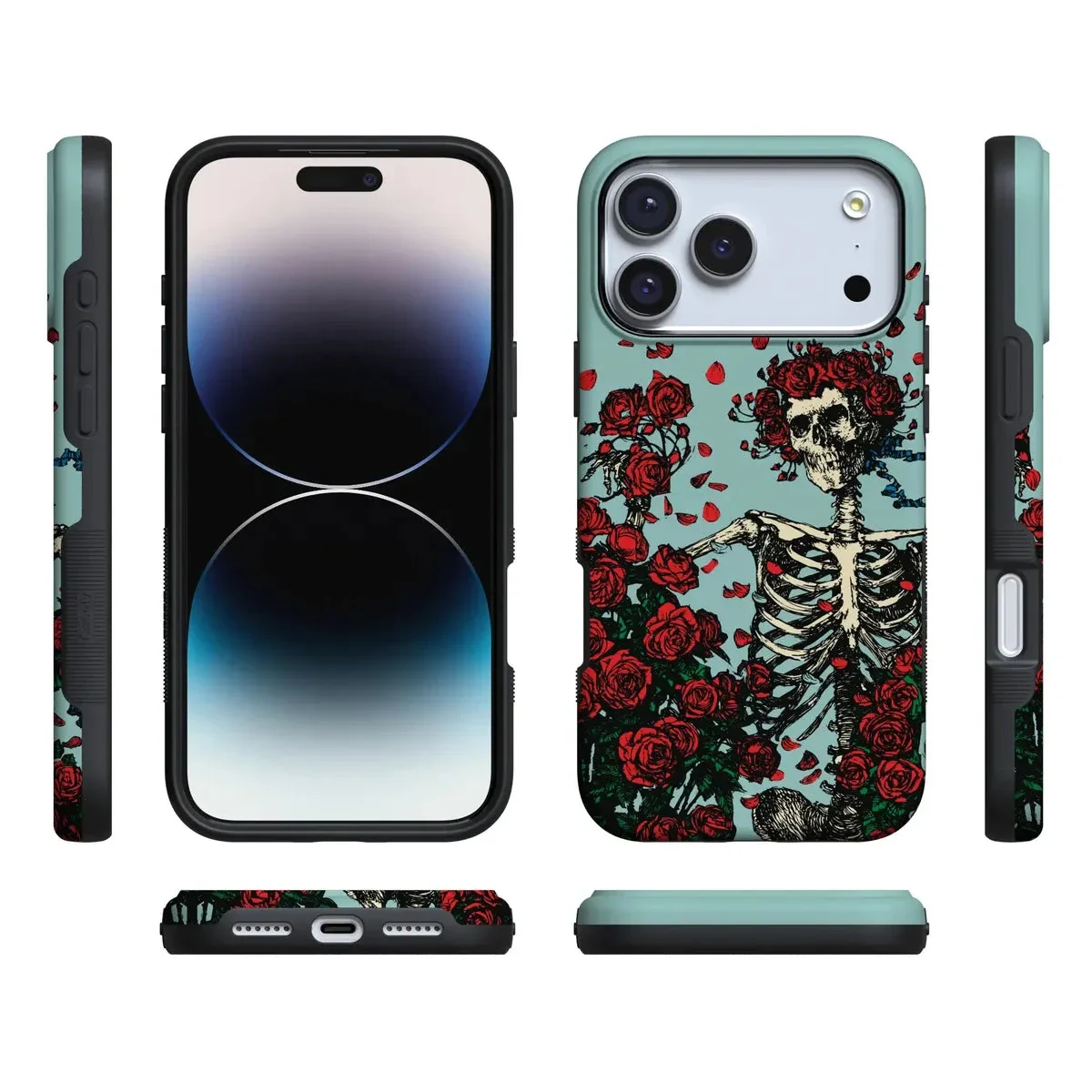 Forever Grateful | Grateful Dead Skeleton Floral Case - Image 5