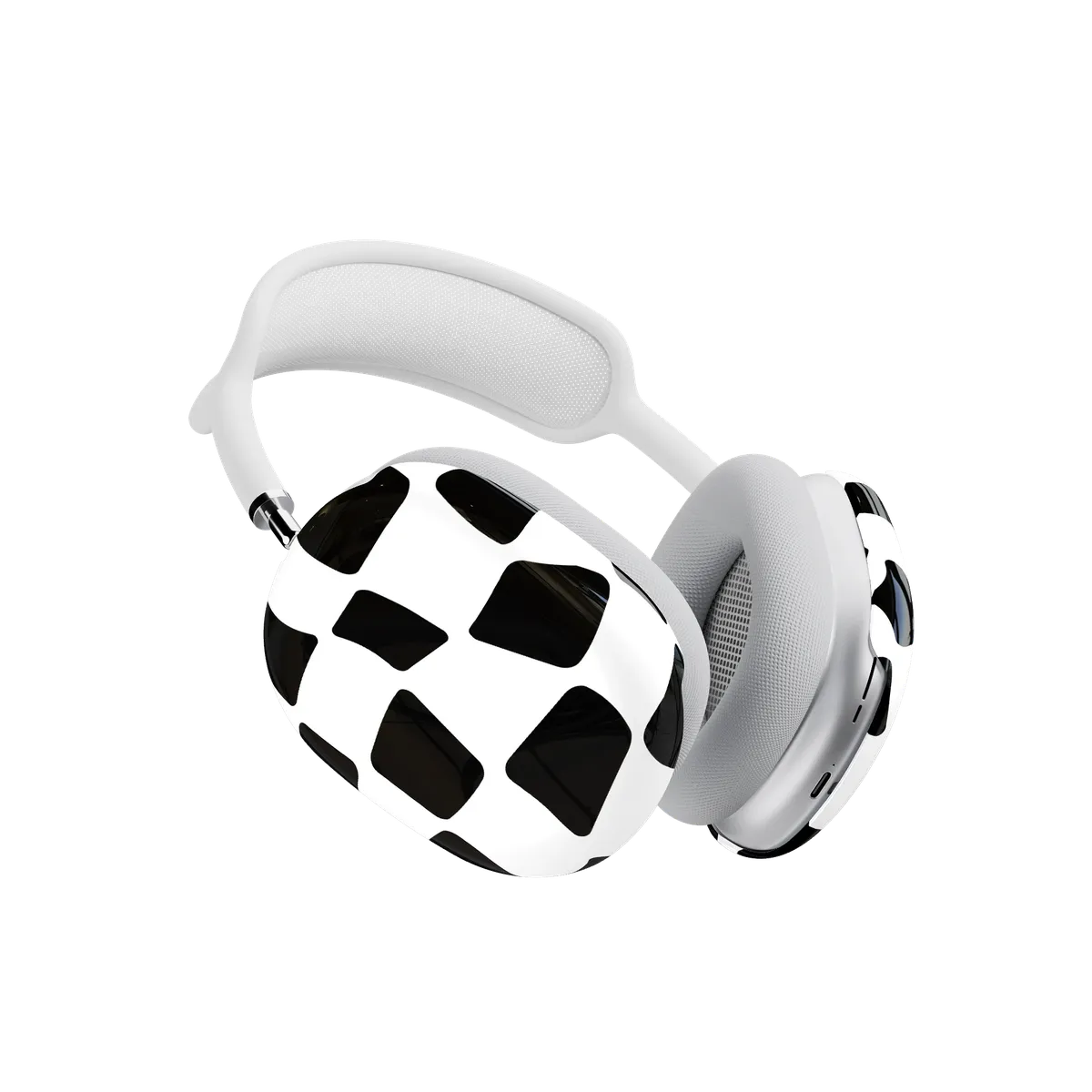 Funky Checkerboard | High Contrast Design AirPods Max Case - Image 3