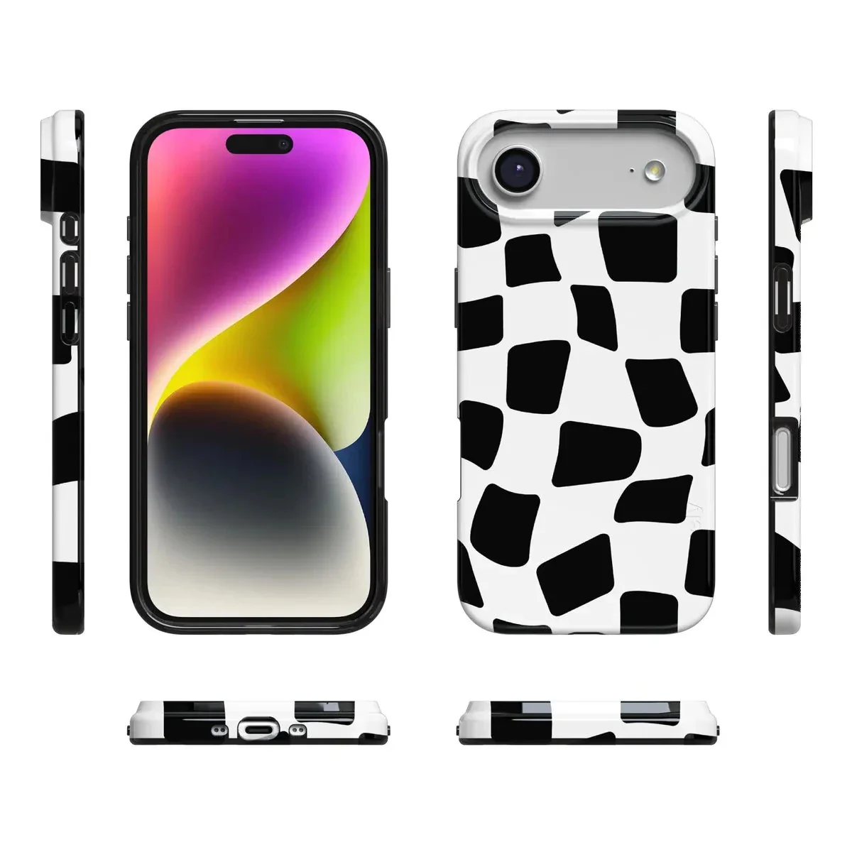 Funky Checkerboard | High Contrast Design Case - Image 203