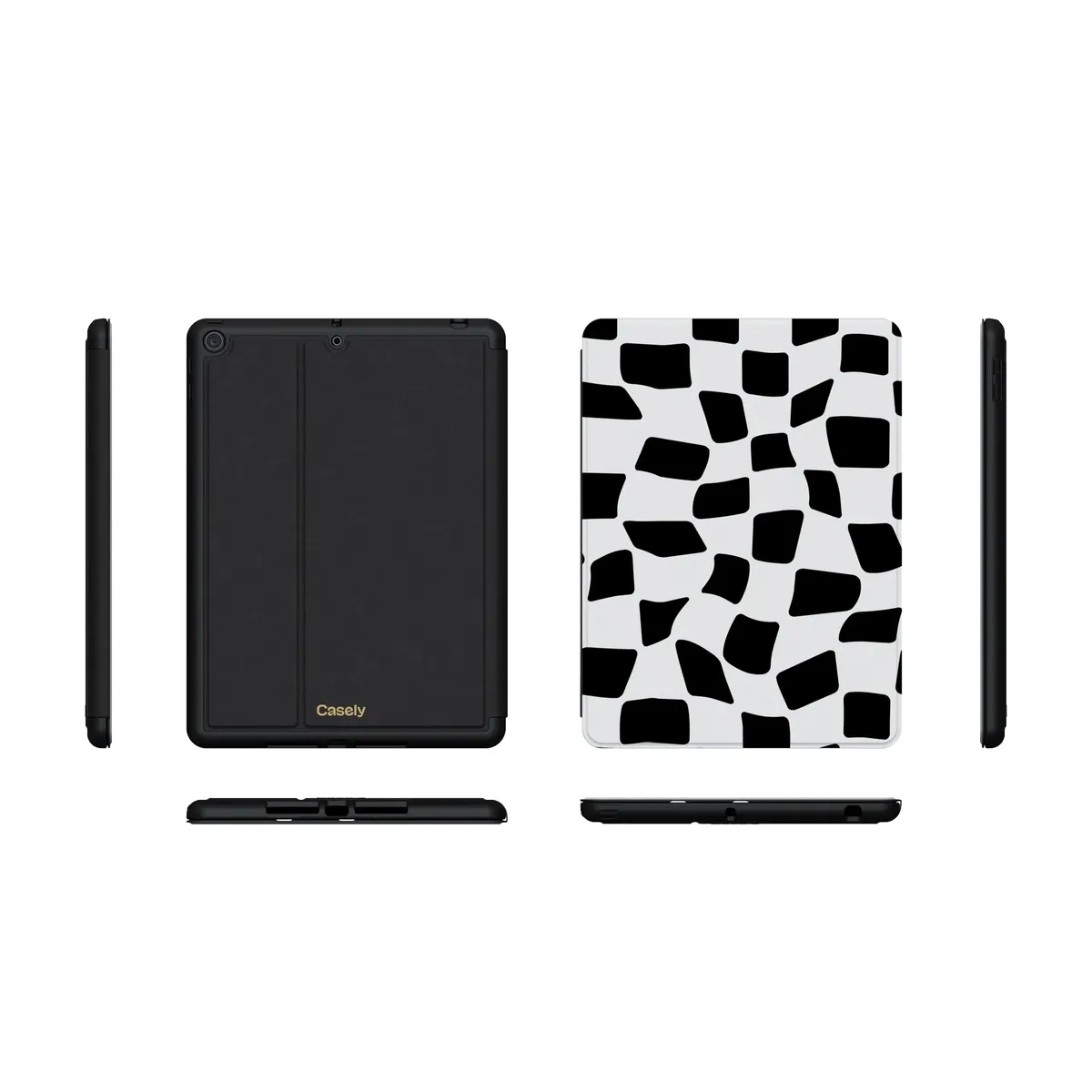 Funky Checkerboard | High Contrast Design iPad Case - Image 37