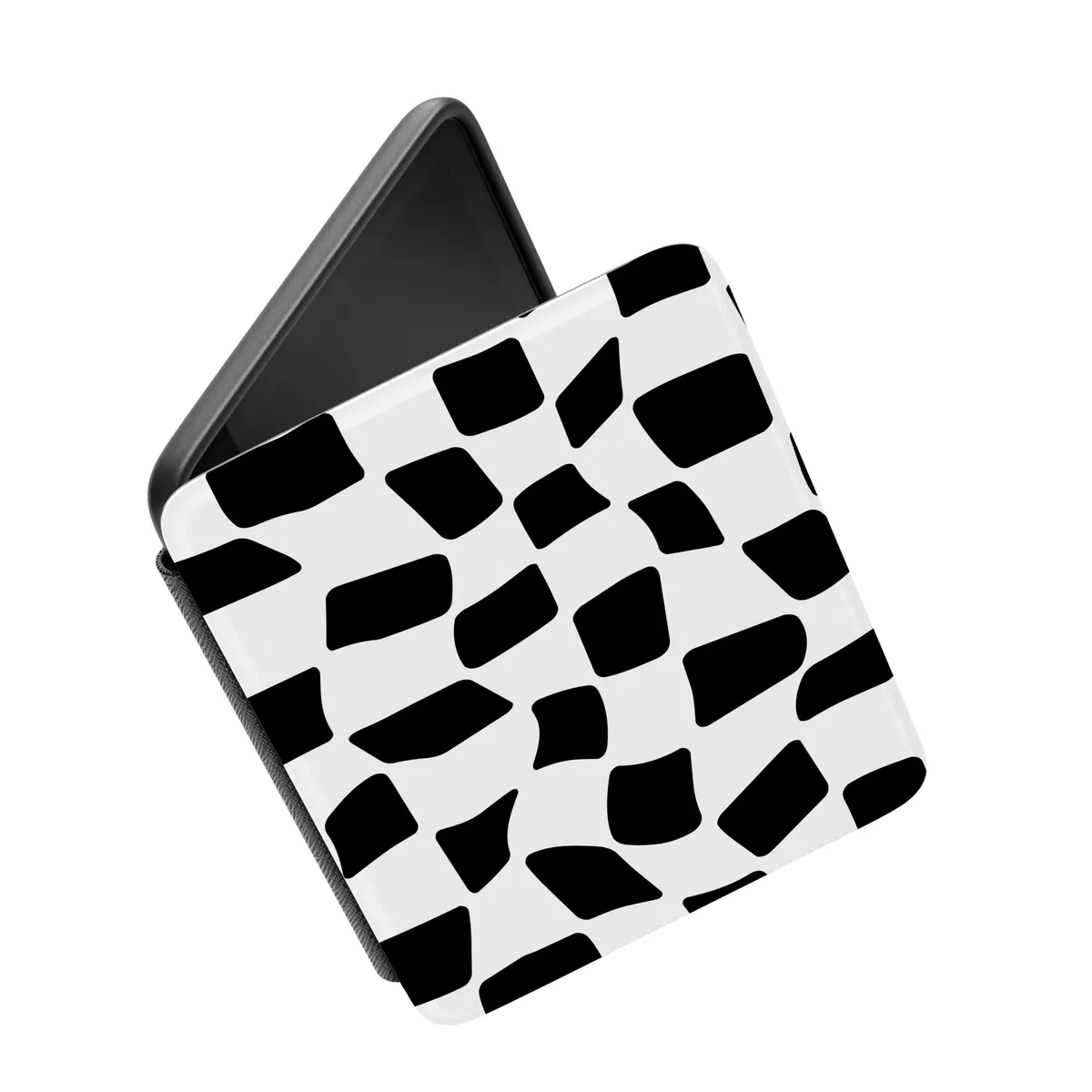 Funky Checkerboard | High Contrast Design Kindle Case - Image 4
