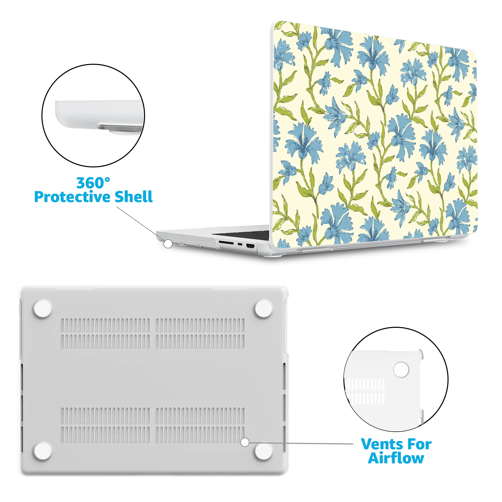 Garden Breeze | Seaside Vines Laptop Shell - Image 17