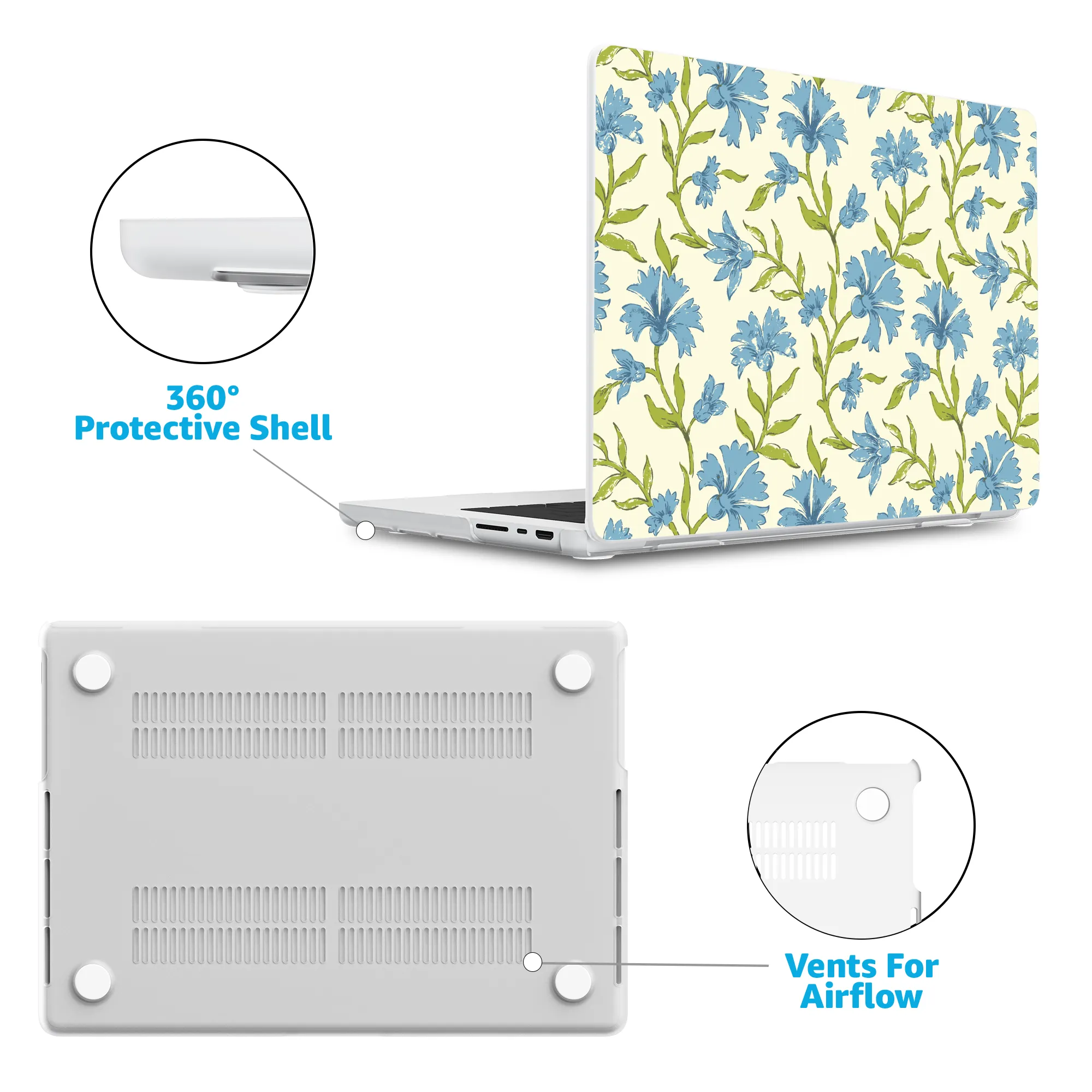 Garden Breeze | Seaside Vines Laptop Shell - Image 23
