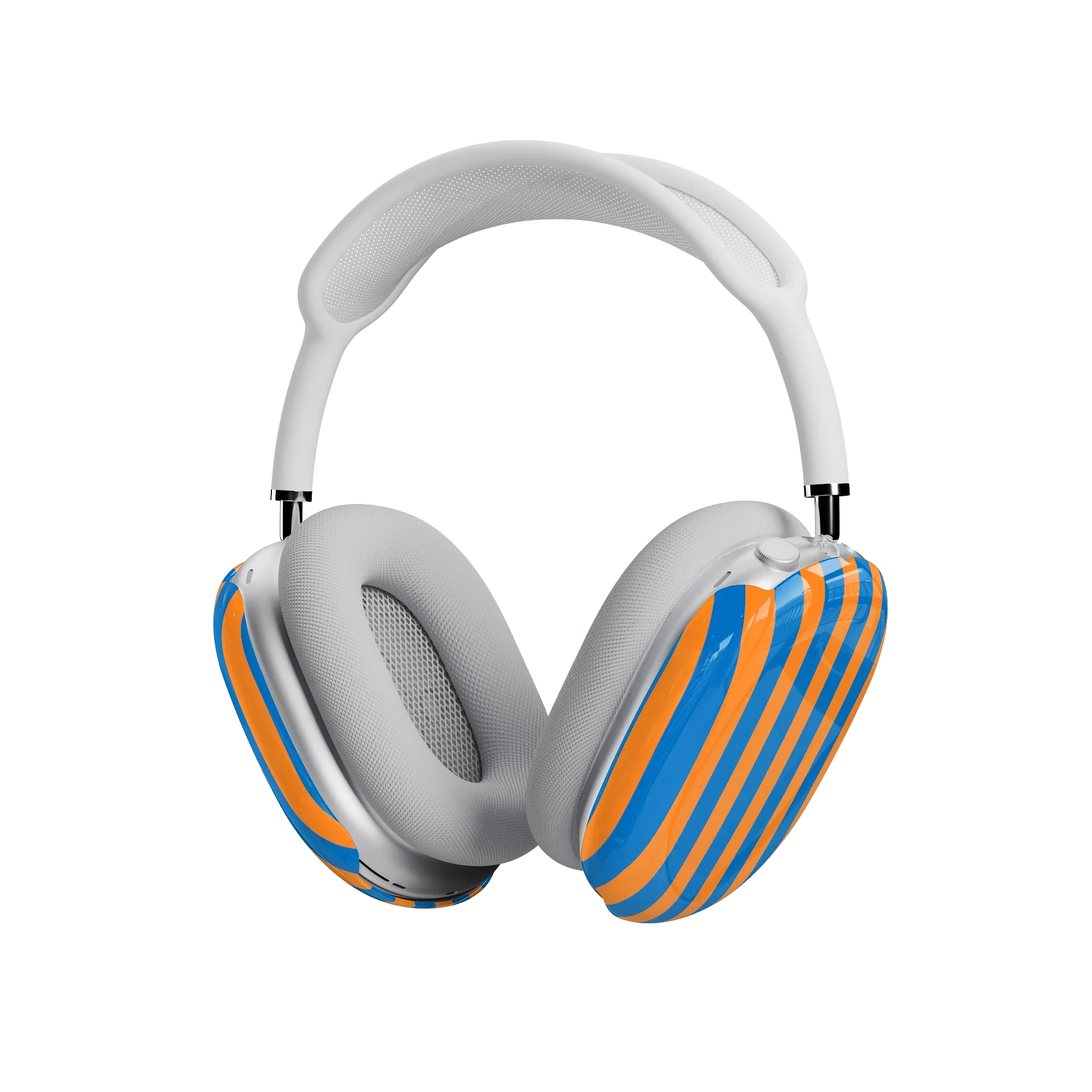 Go New York | Blue & Orange Stripes AirPods Max Case - Image 2