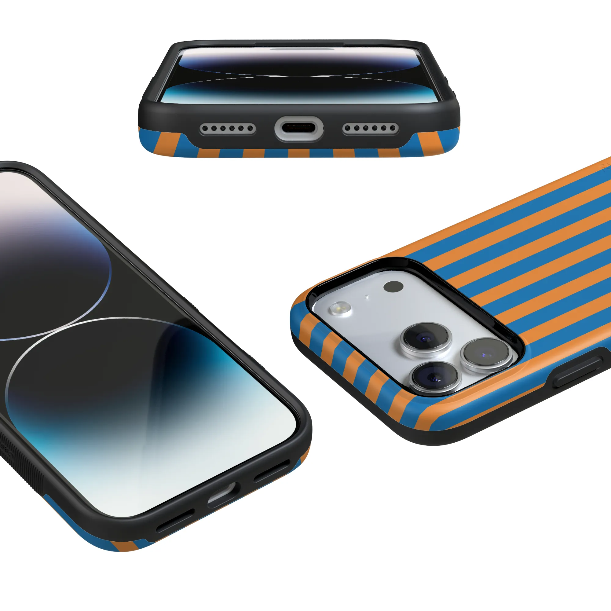 Go New York | Blue & Orange Stripes Case - Image 10