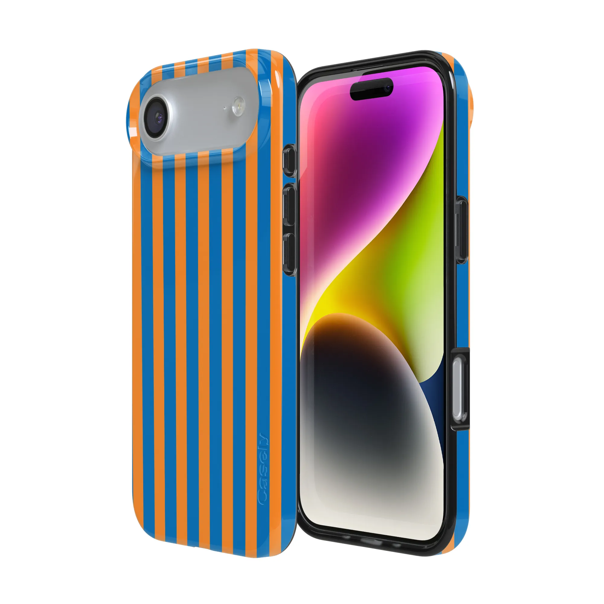 Go New York | Blue & Orange Stripes Case - Image 103