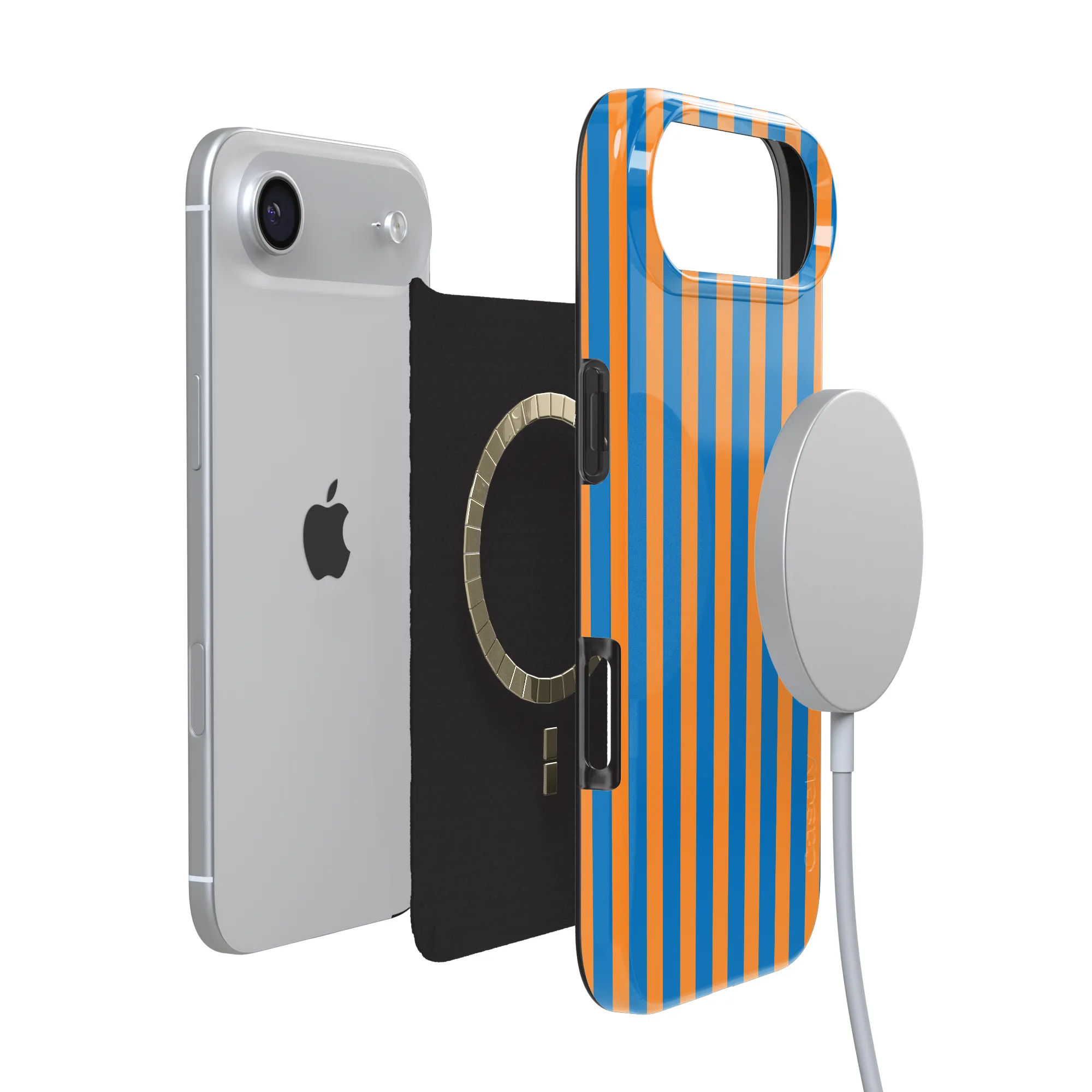 Go New York | Blue & Orange Stripes Case - Image 105