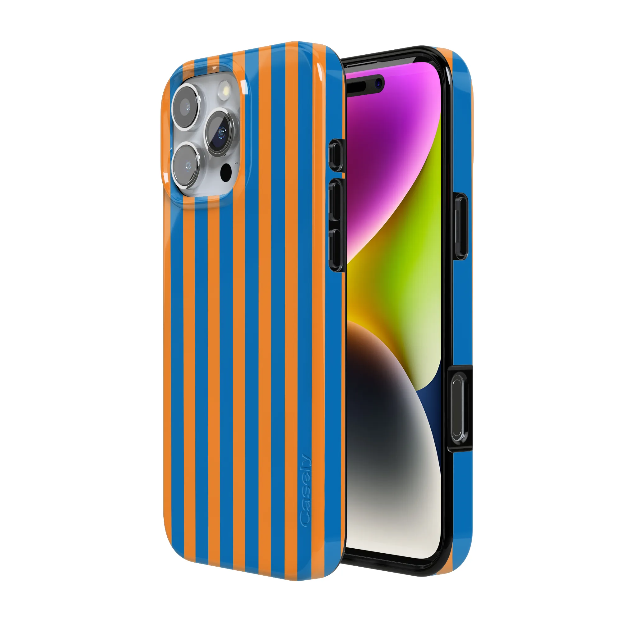 Go New York | Blue & Orange Stripes Case - Image 117