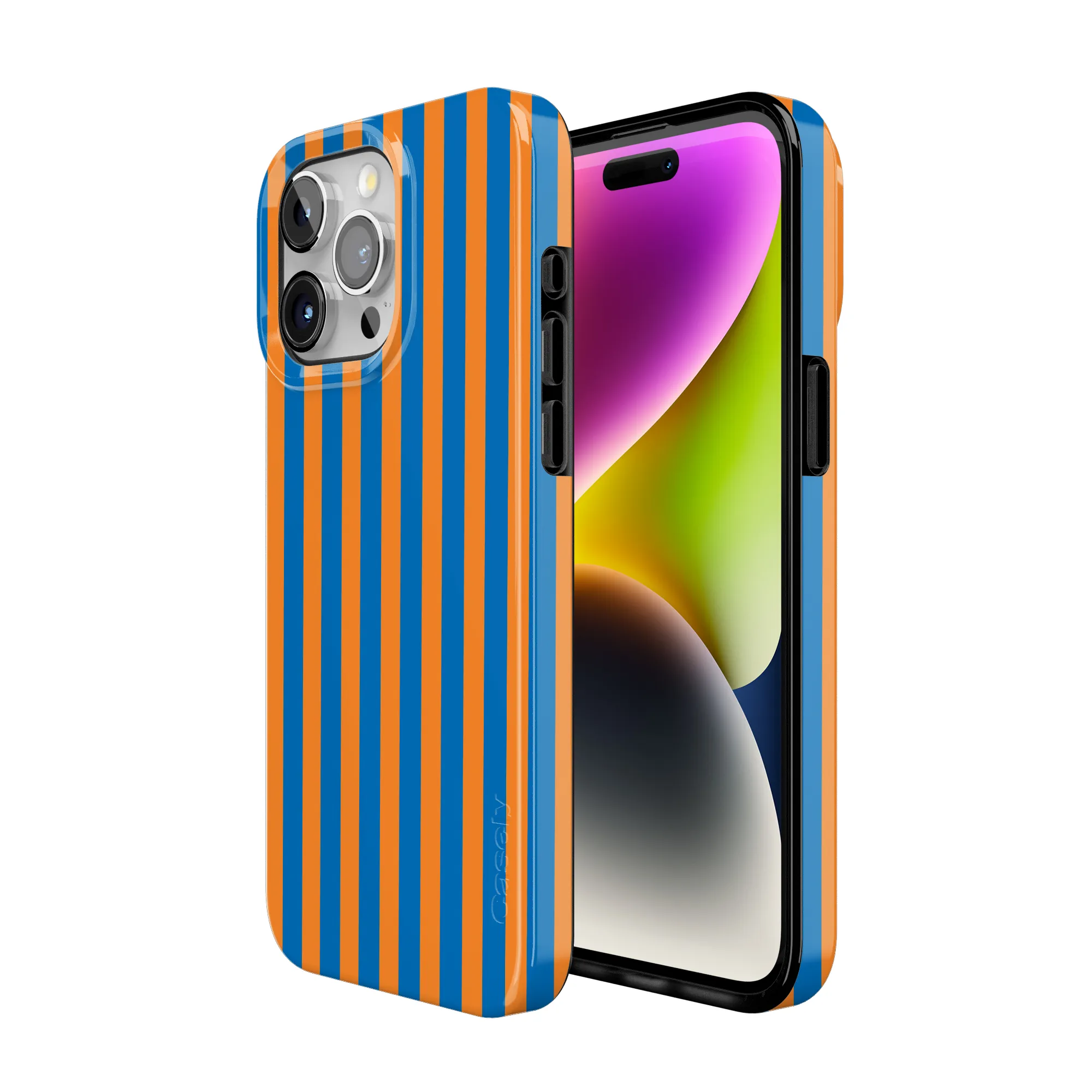 Go New York | Blue & Orange Stripes Case - Image 124