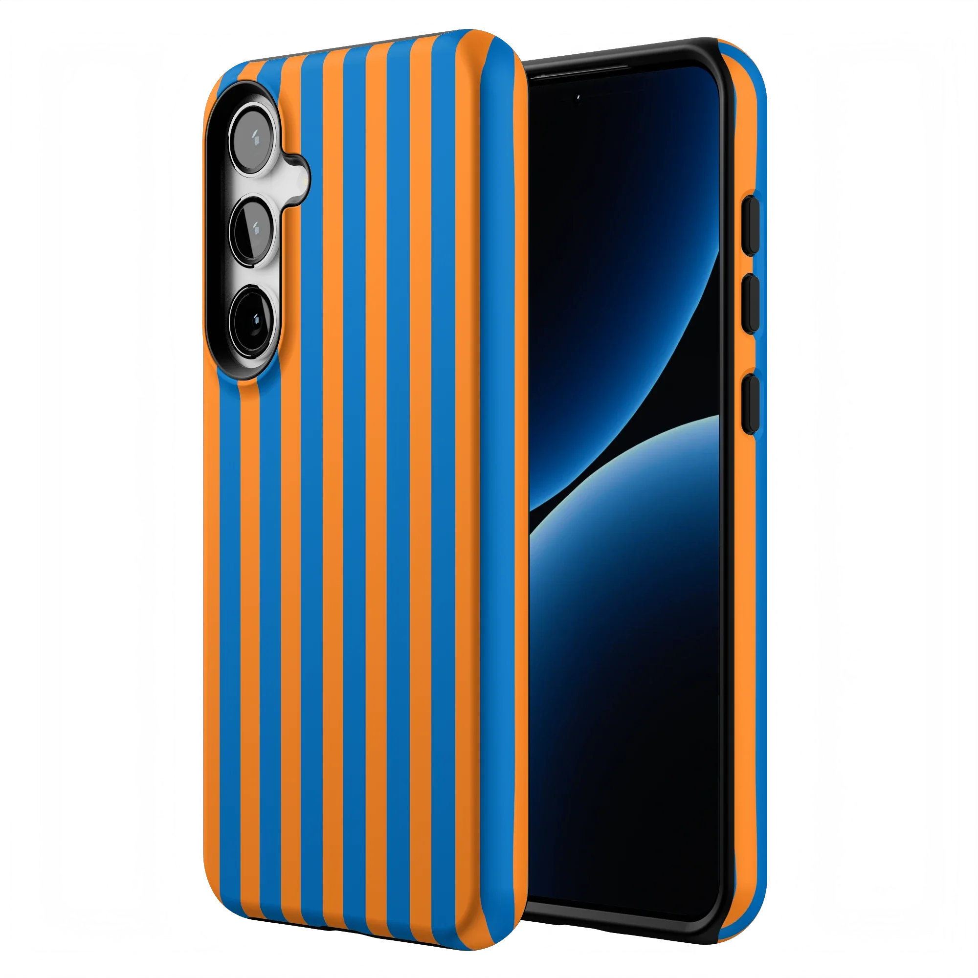 Go New York | Blue & Orange Stripes Case - Image 145