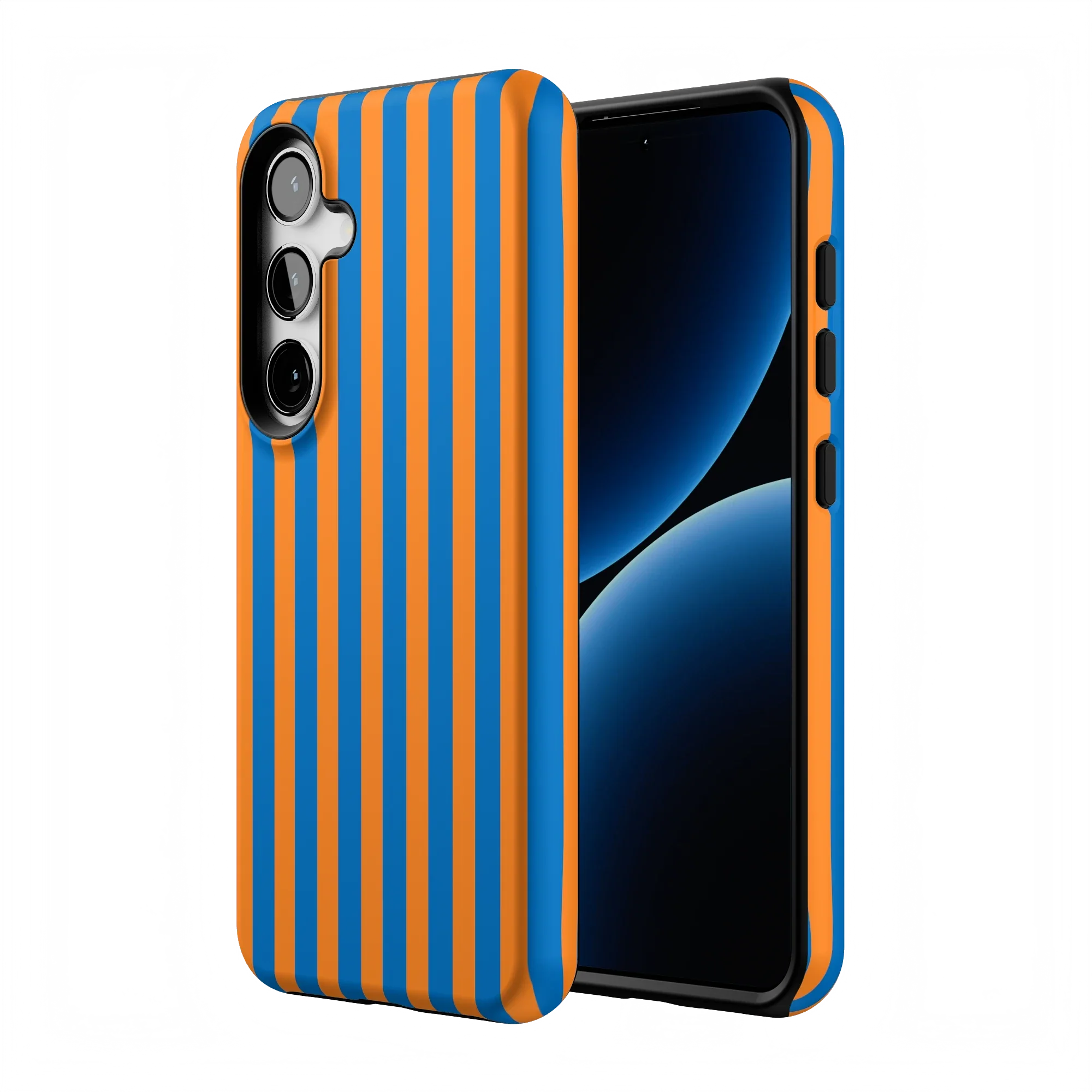 Go New York | Blue & Orange Stripes Case - Image 148