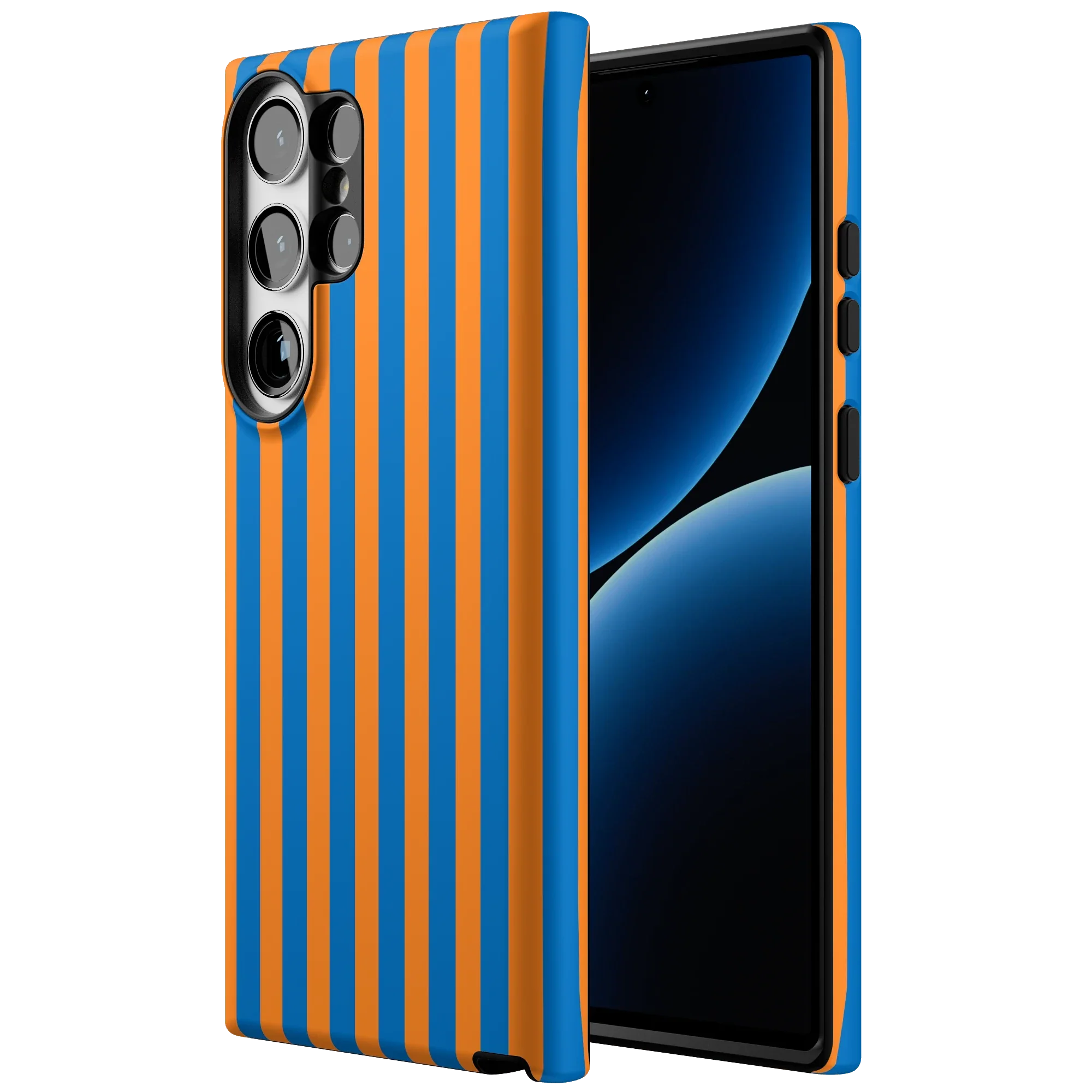 Go New York | Blue & Orange Stripes Case - Image 151