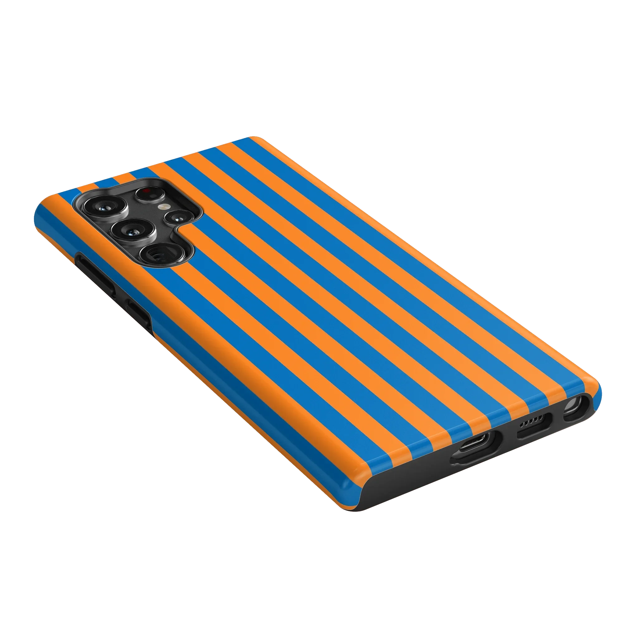 Go New York | Blue & Orange Stripes Case - Image 157