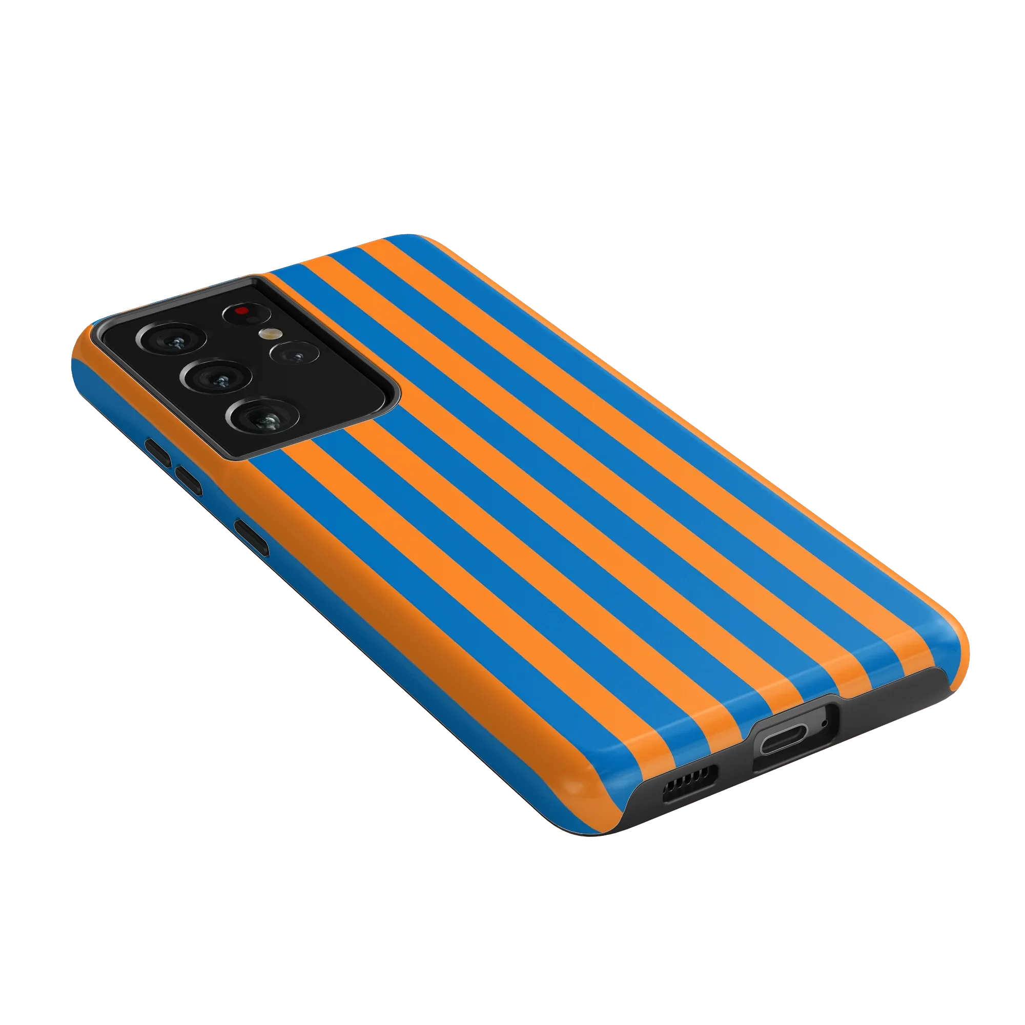 Go New York | Blue & Orange Stripes Case - Image 163