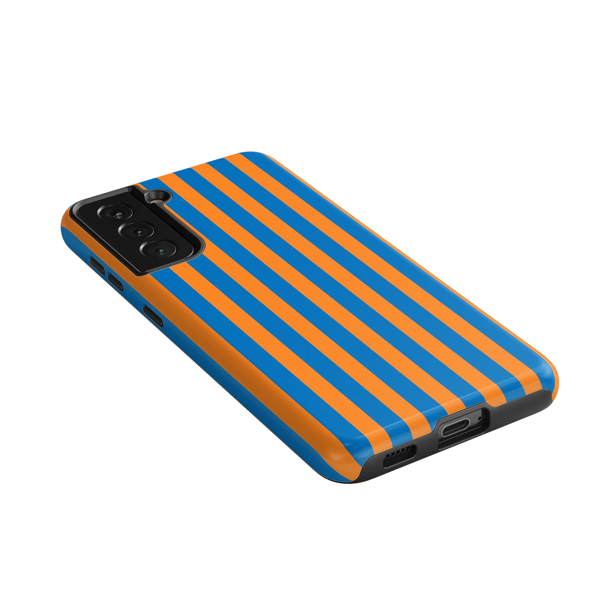 Go New York | Blue & Orange Stripes Case - Image 167