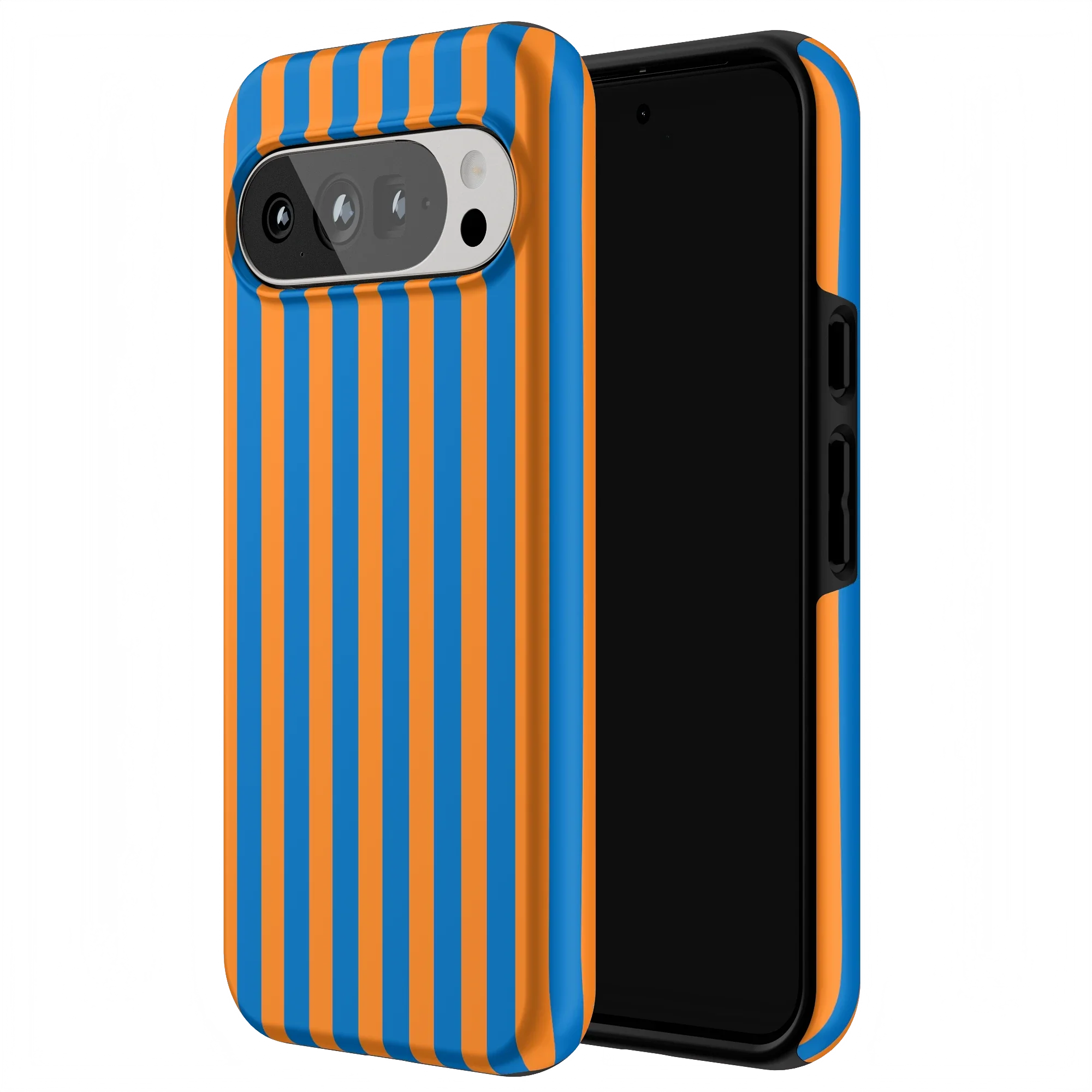 Go New York | Blue & Orange Stripes Case - Image 169
