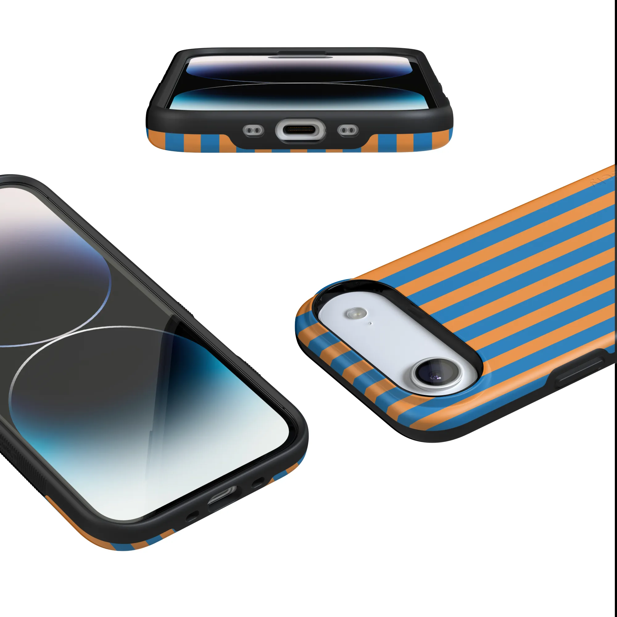 Go New York | Blue & Orange Stripes Case - Image 17