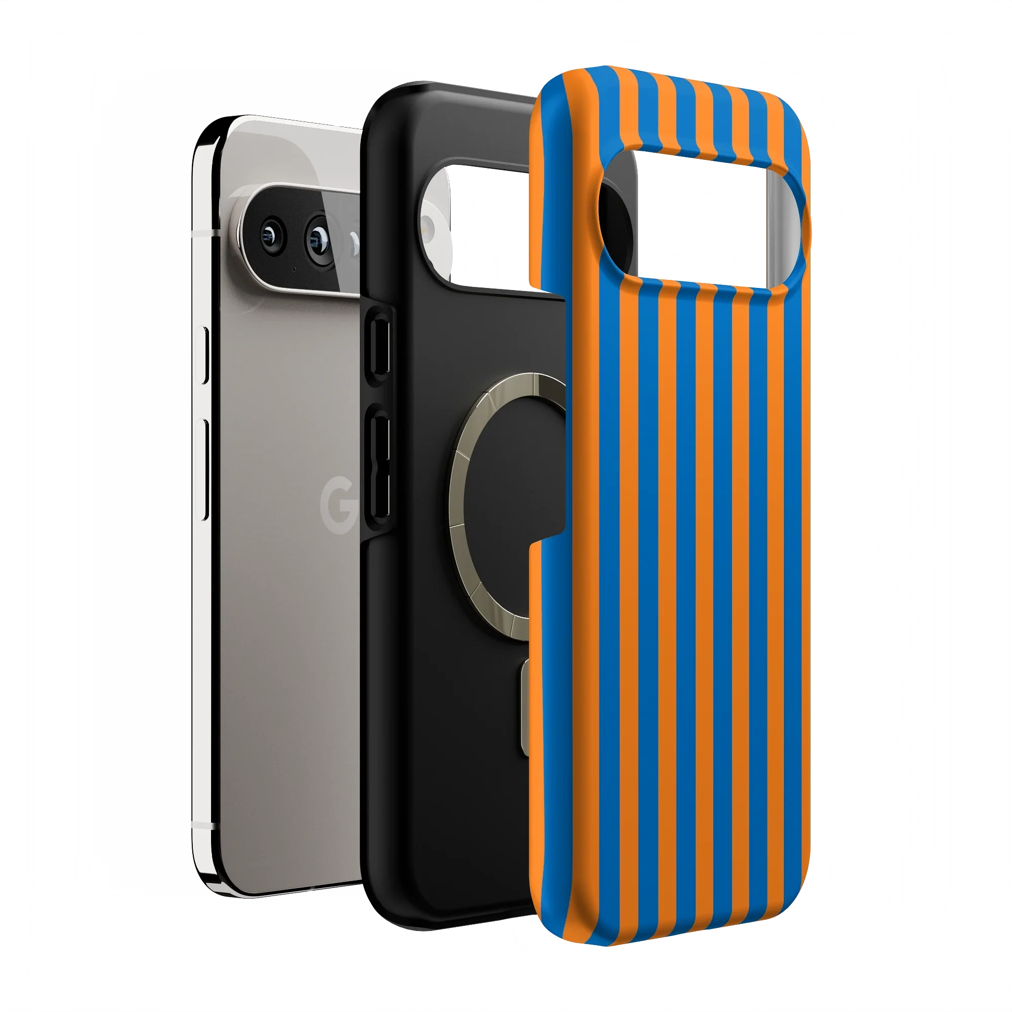 Go New York | Blue & Orange Stripes Case - Image 171