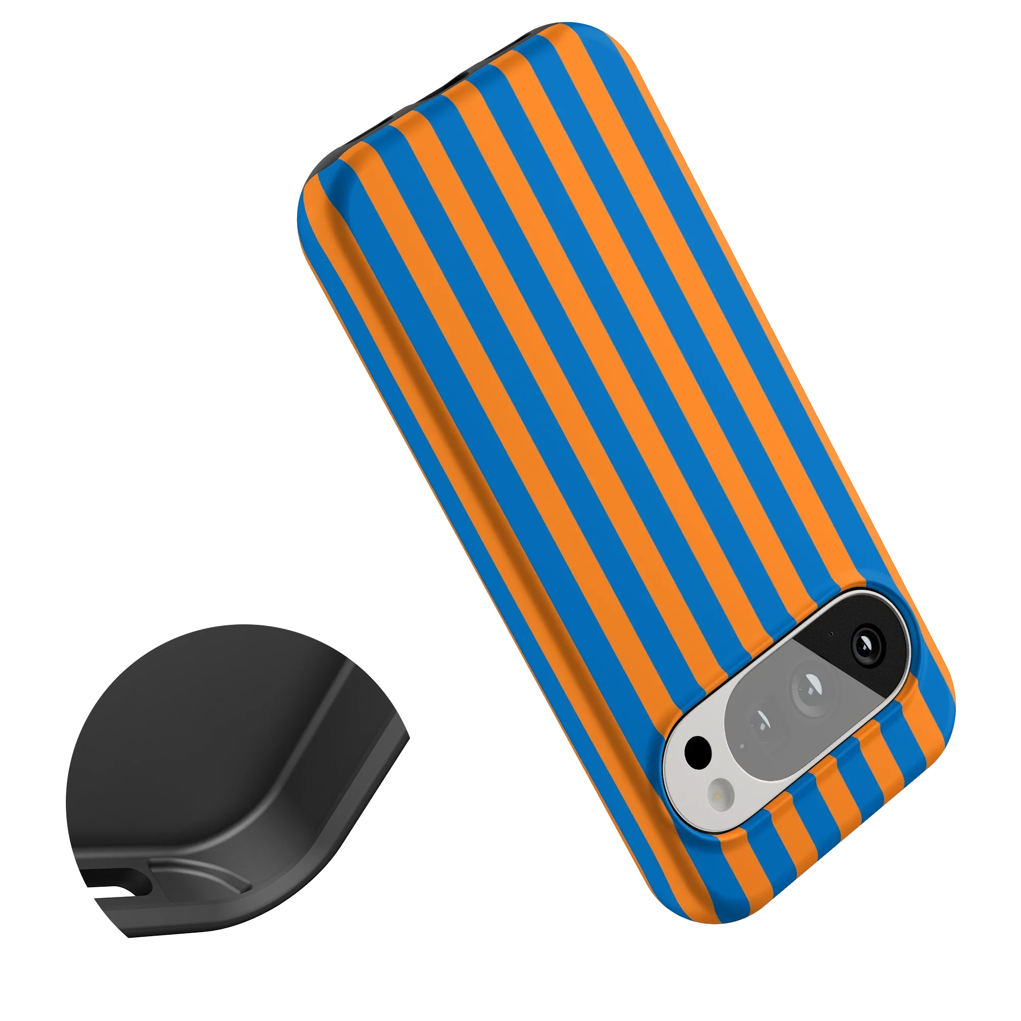Go New York | Blue & Orange Stripes Case - Image 177