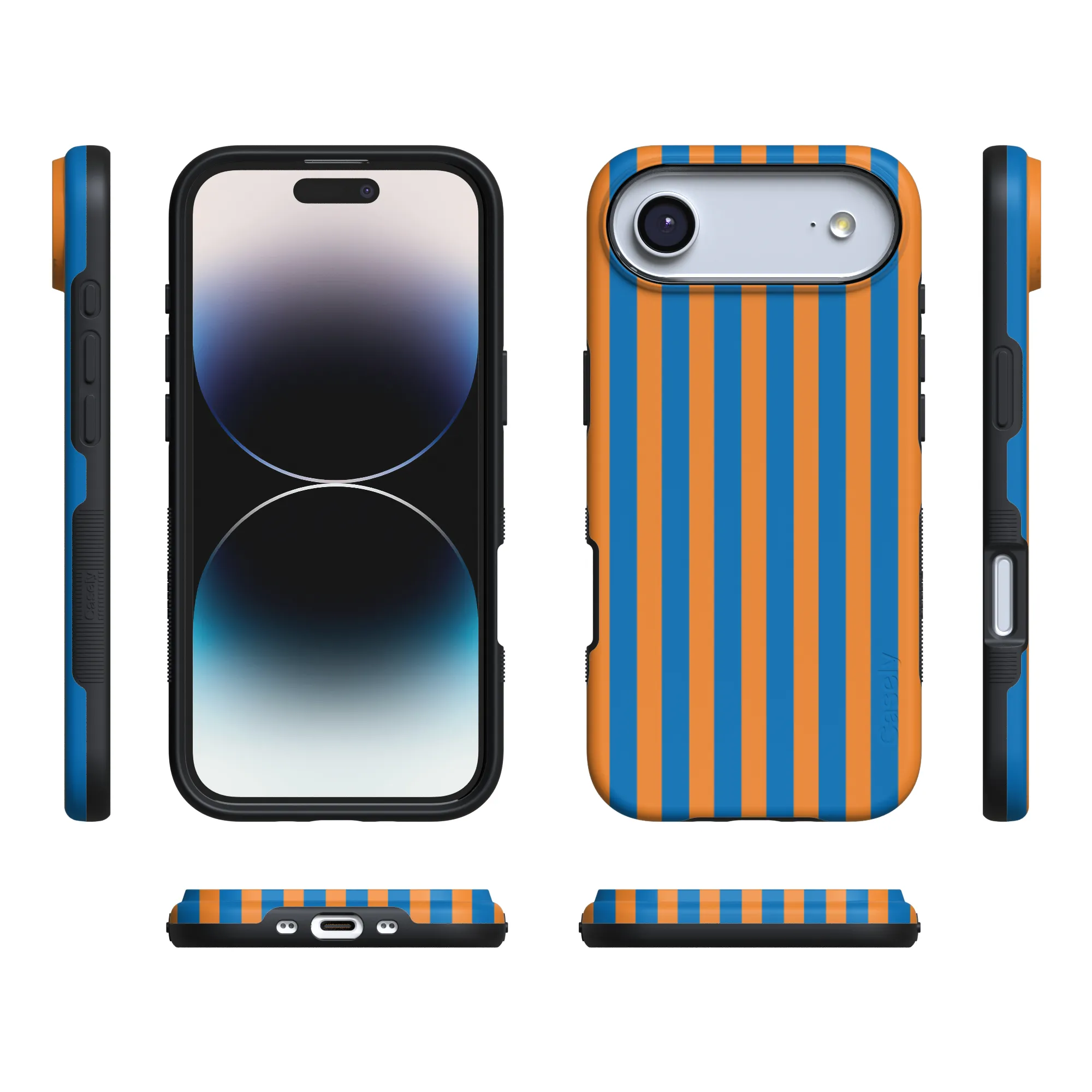 Go New York | Blue & Orange Stripes Case - Image 18