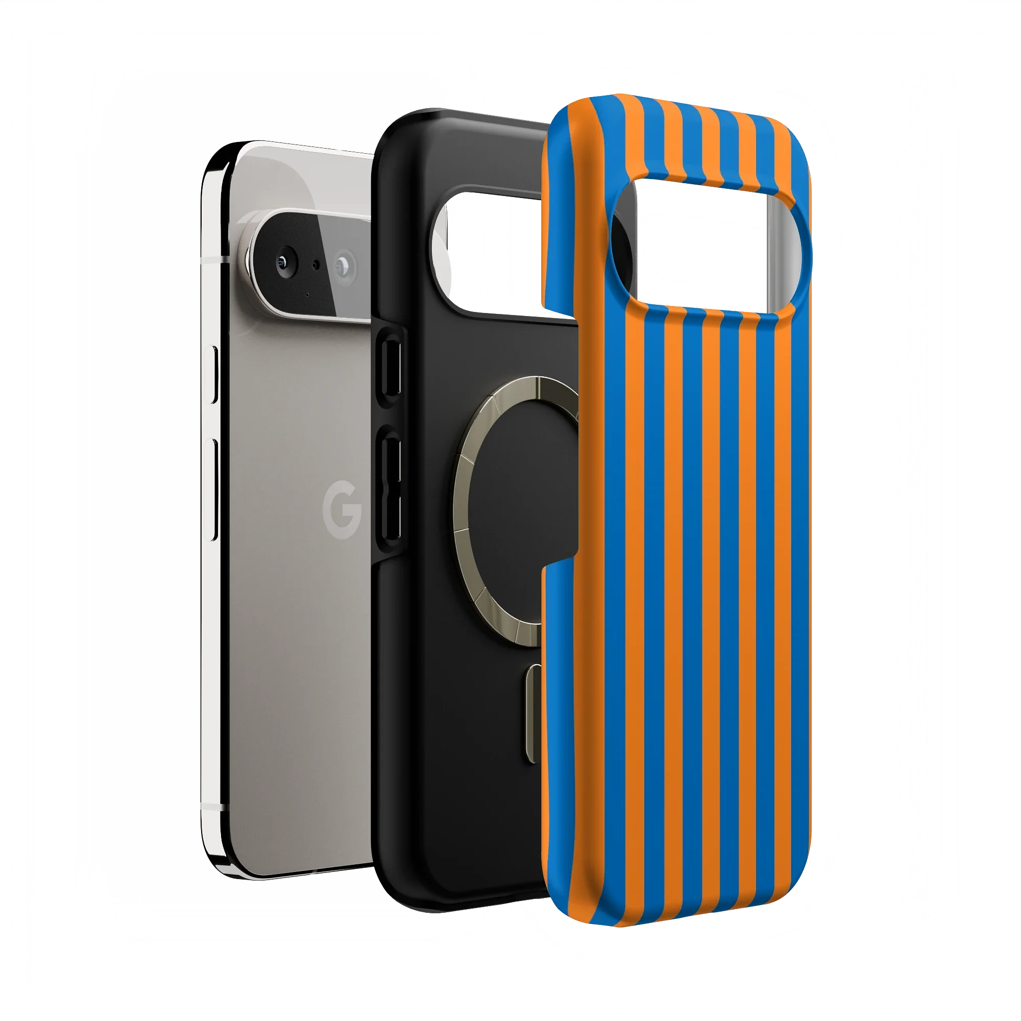 Go New York | Blue & Orange Stripes Case - Image 181