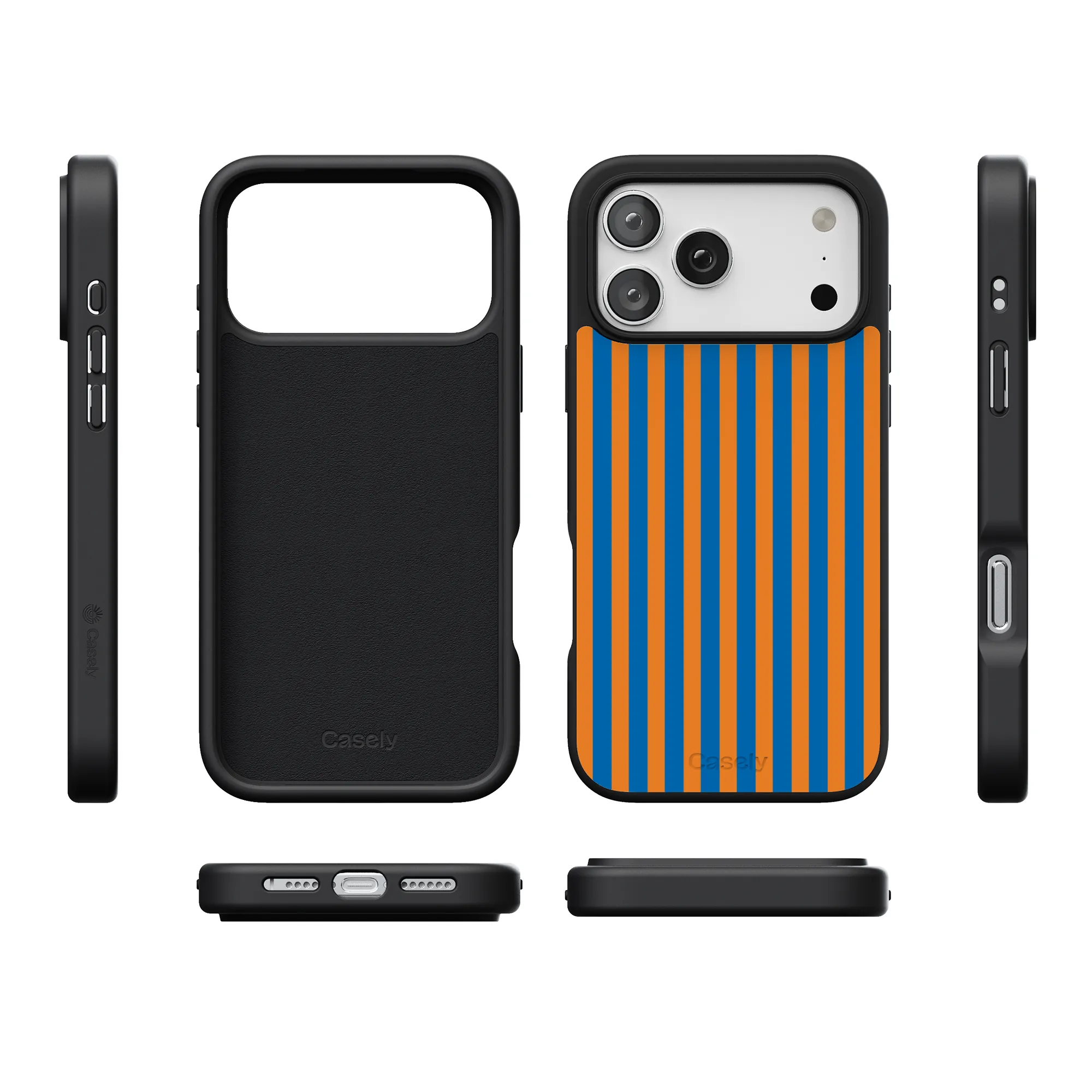 Go New York | Blue & Orange Stripes Case - Image 187