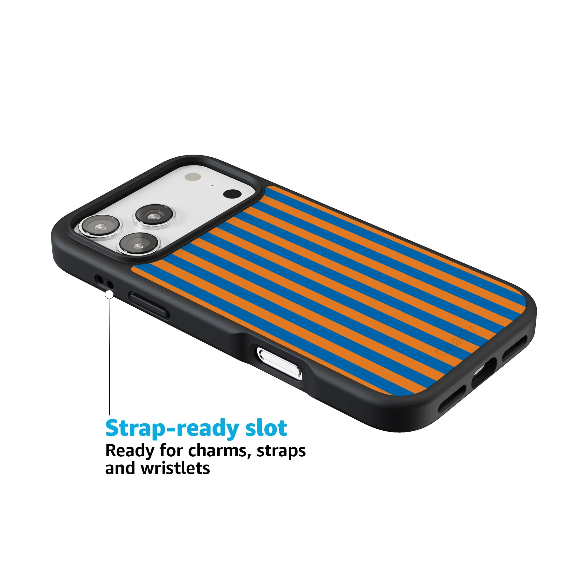 Go New York | Blue & Orange Stripes Case - Image 190