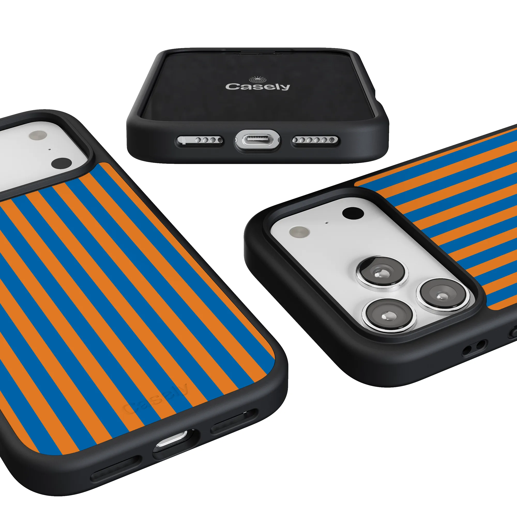 Go New York | Blue & Orange Stripes Case - Image 192